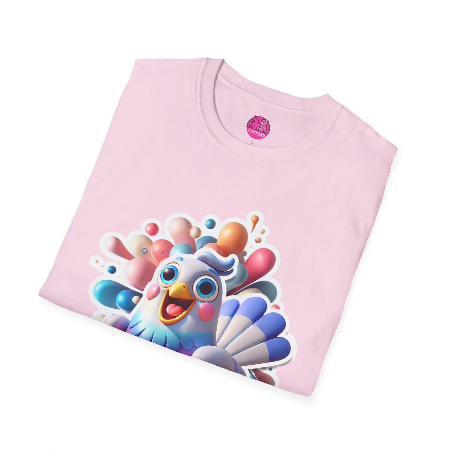 Simon the Pigeon T-Shirt – The Feathered Friend You Need - Unisex Softstyle Tee