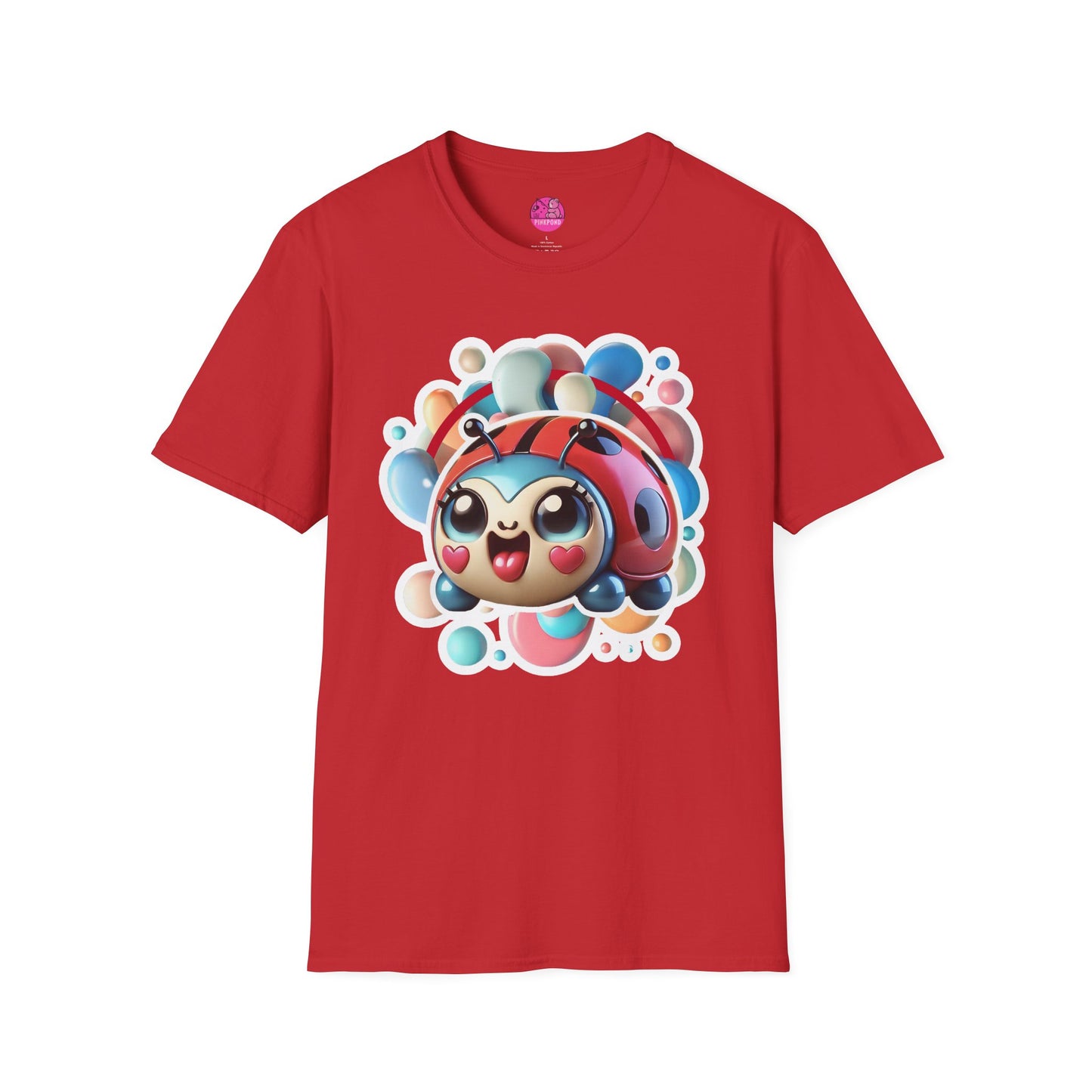 Leticia Ladybird Tee – Sweet, Stylish & Full of Charm!  T-Shirt - Unisex Tee for Fun-Lovers 🐞✨
