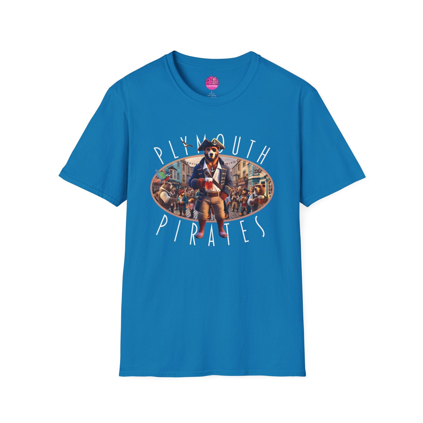 Plymouth Pirates Bear T-Shirt