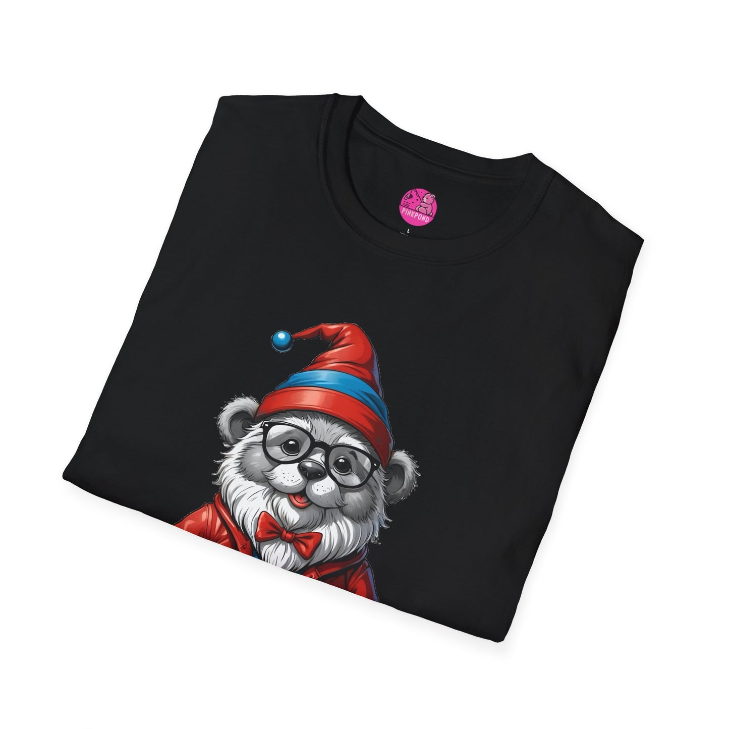 Bear Gnome Unisex T-Shirt - Fun Swiss Gnome Design for Bear Fans