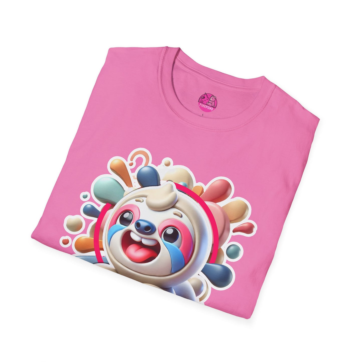 Sylvester Sloth Chill Tee - Laid-Back and Playful Unisex Softstyle T-Shirt for Sloth Lovers