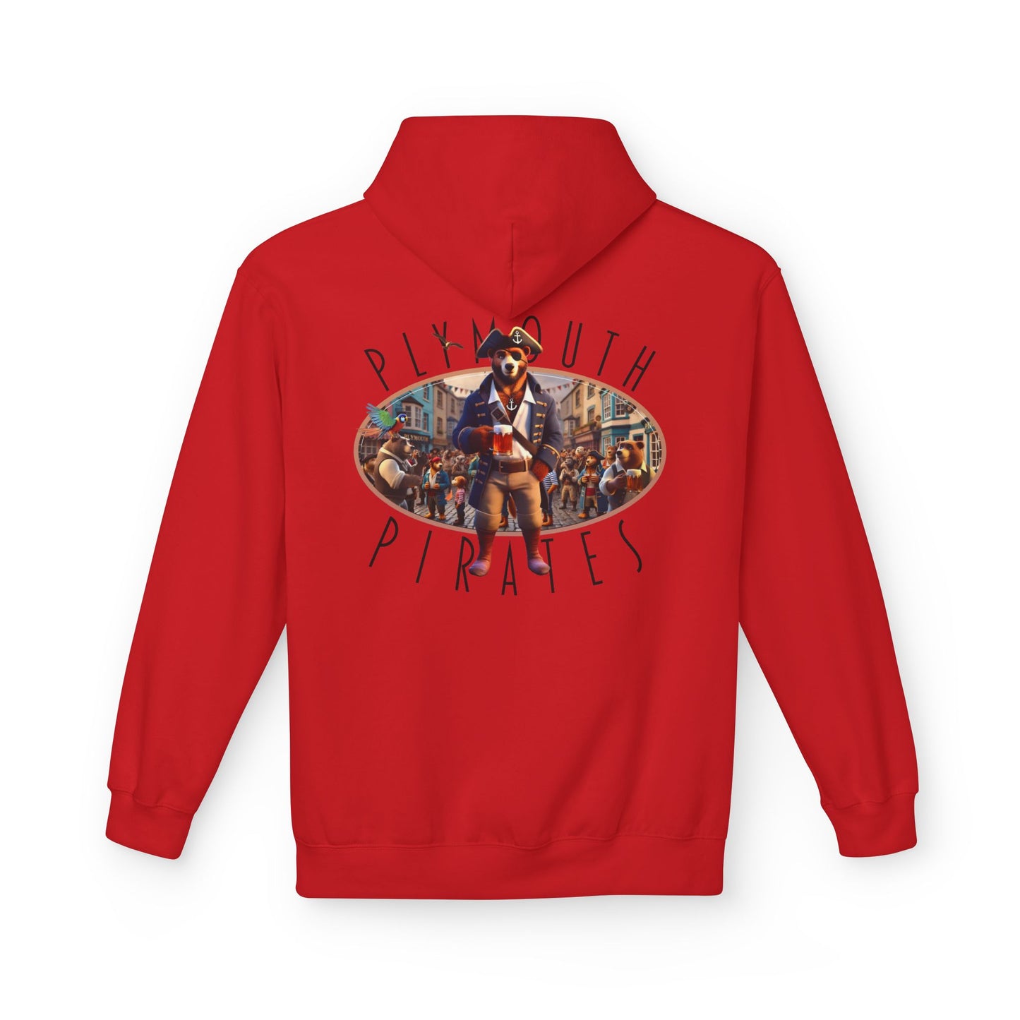 Plymouth Pirates Bear Hoodie