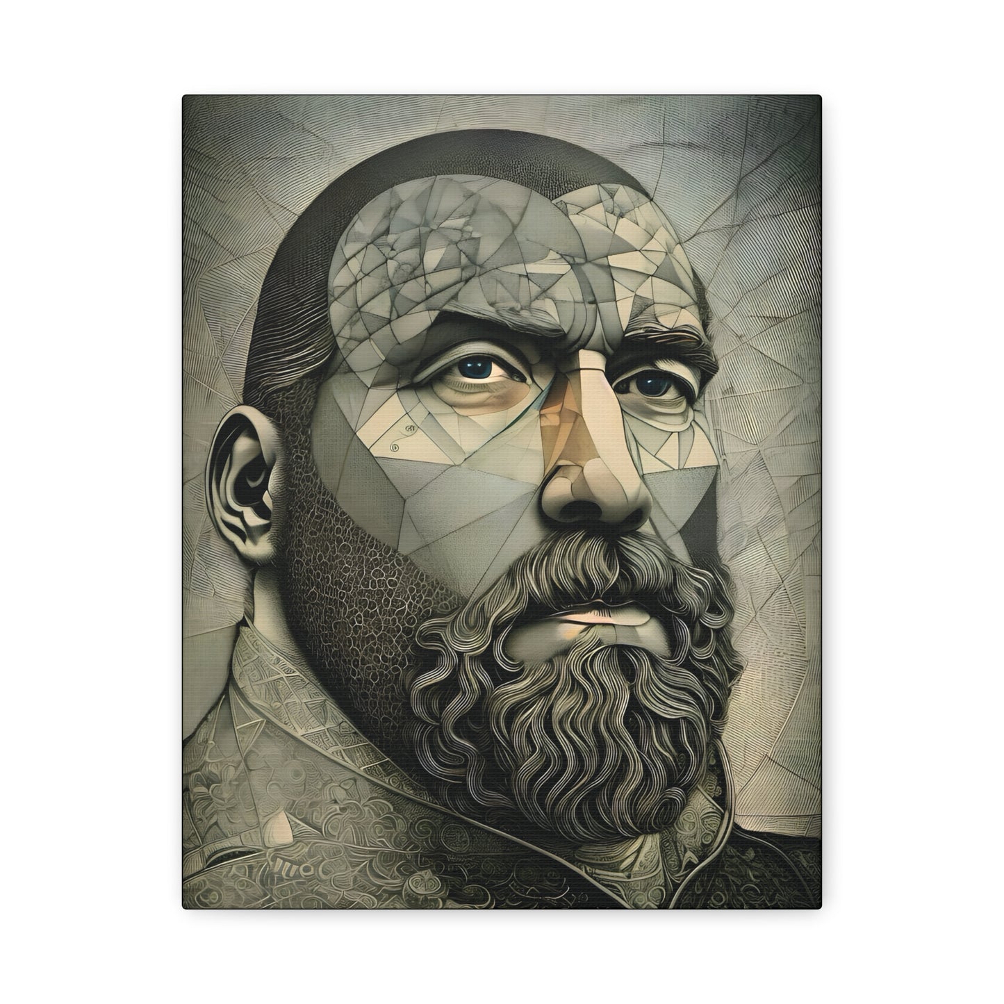 Fractured Peace - Fine Art Print by Andrew McCarter adapted from a drawing by David Lake