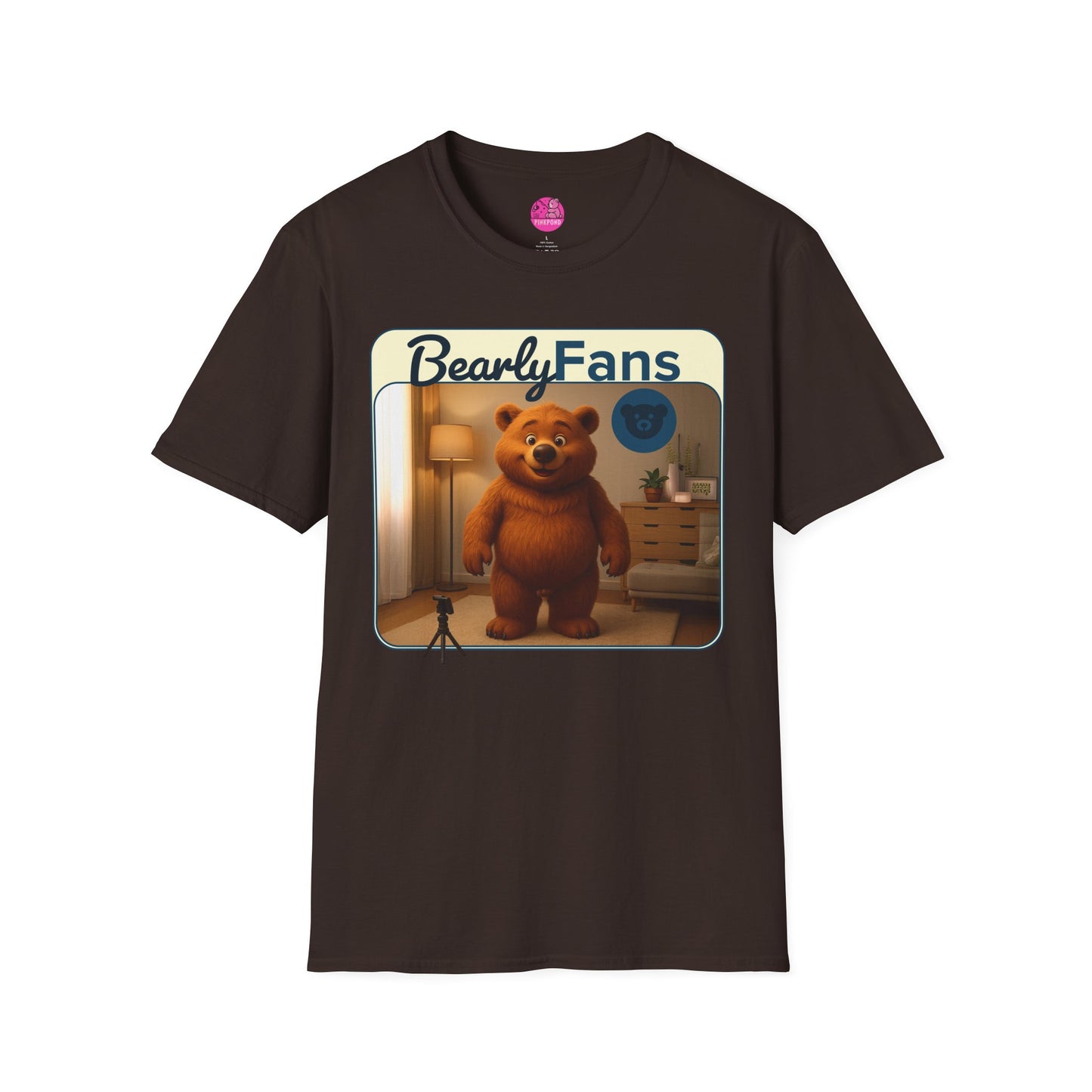 PinkPond Bearly Fans Saucy Bear Tee