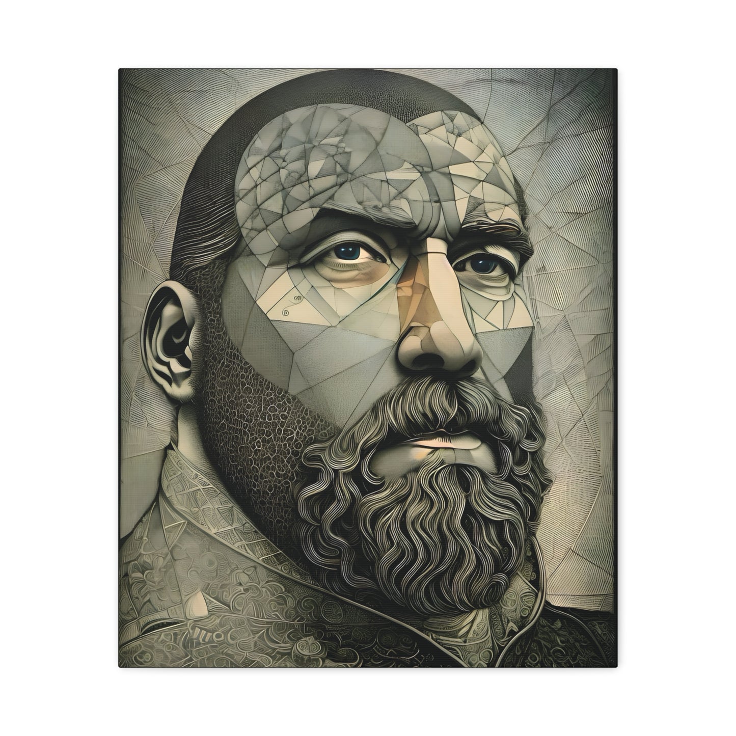Fractured Peace - Fine Art Print by Andrew McCarter adapted from a drawing by David Lake