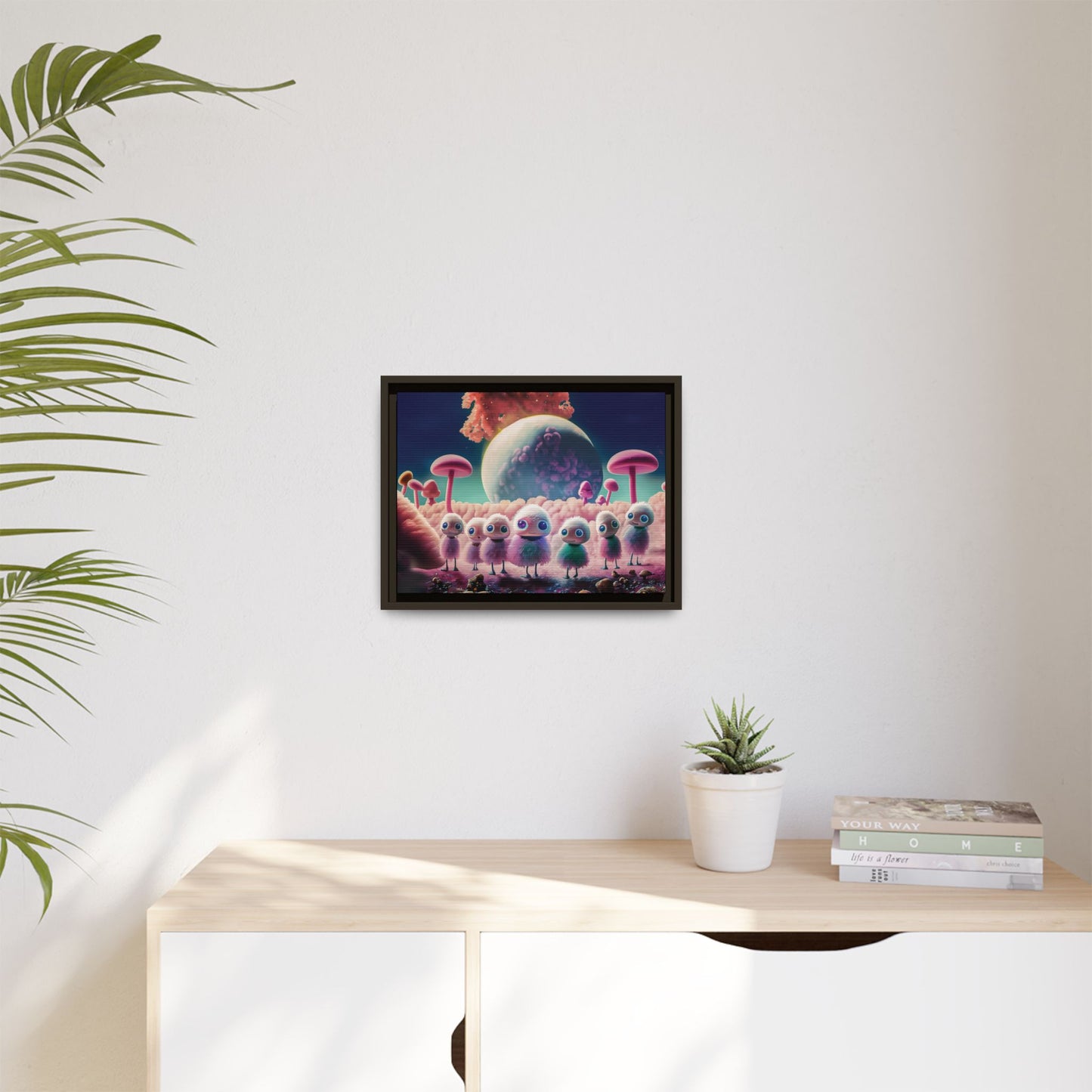 “"Keep smiling," whispered Axlar. "We can eat them later." – Fine Art Canvas Print By Andrew McCarter