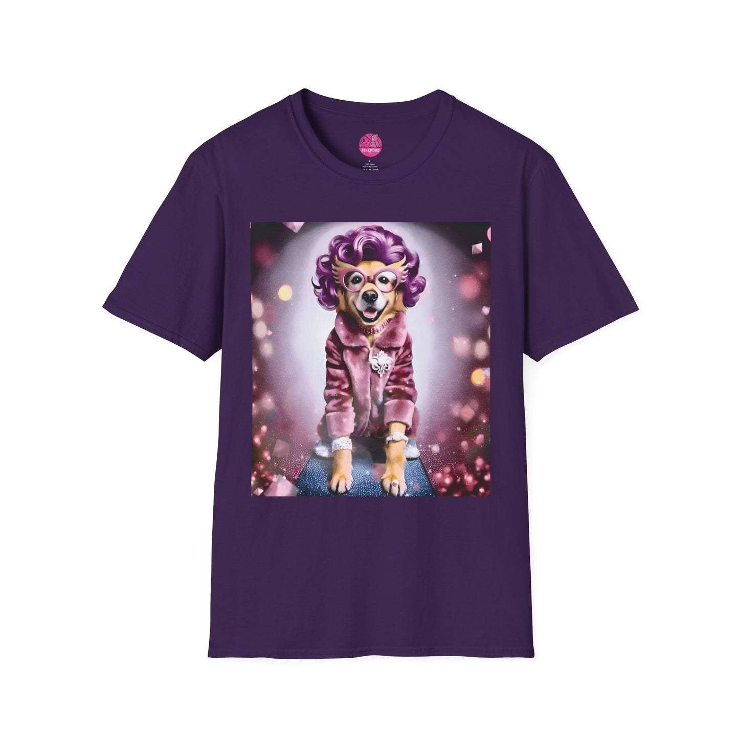 Dame Edna Labrador Dog T-Shirt - Fabulous & Fetching