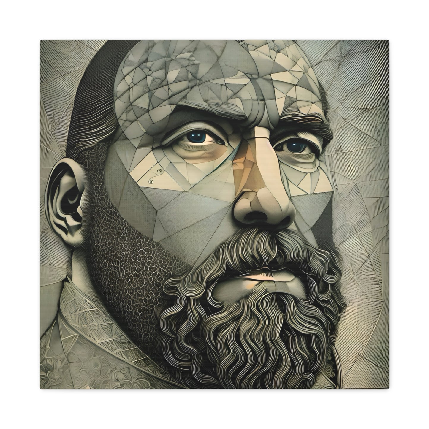 Fractured Peace -  Fine Art Print by Andrew McCarter adapted from a drawing by David Lake