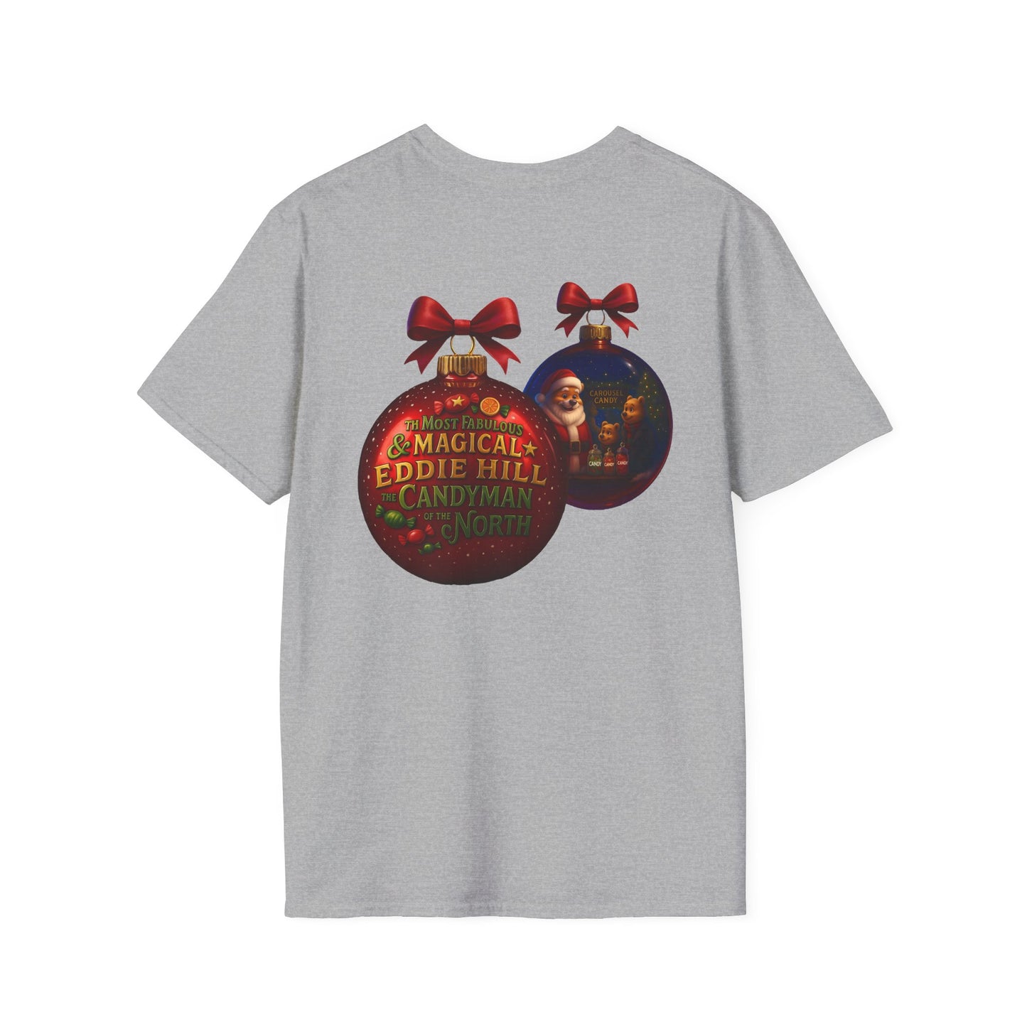 Carousel Candy Christmas T-Shirt — Eddie Hill, The Candyman of the North