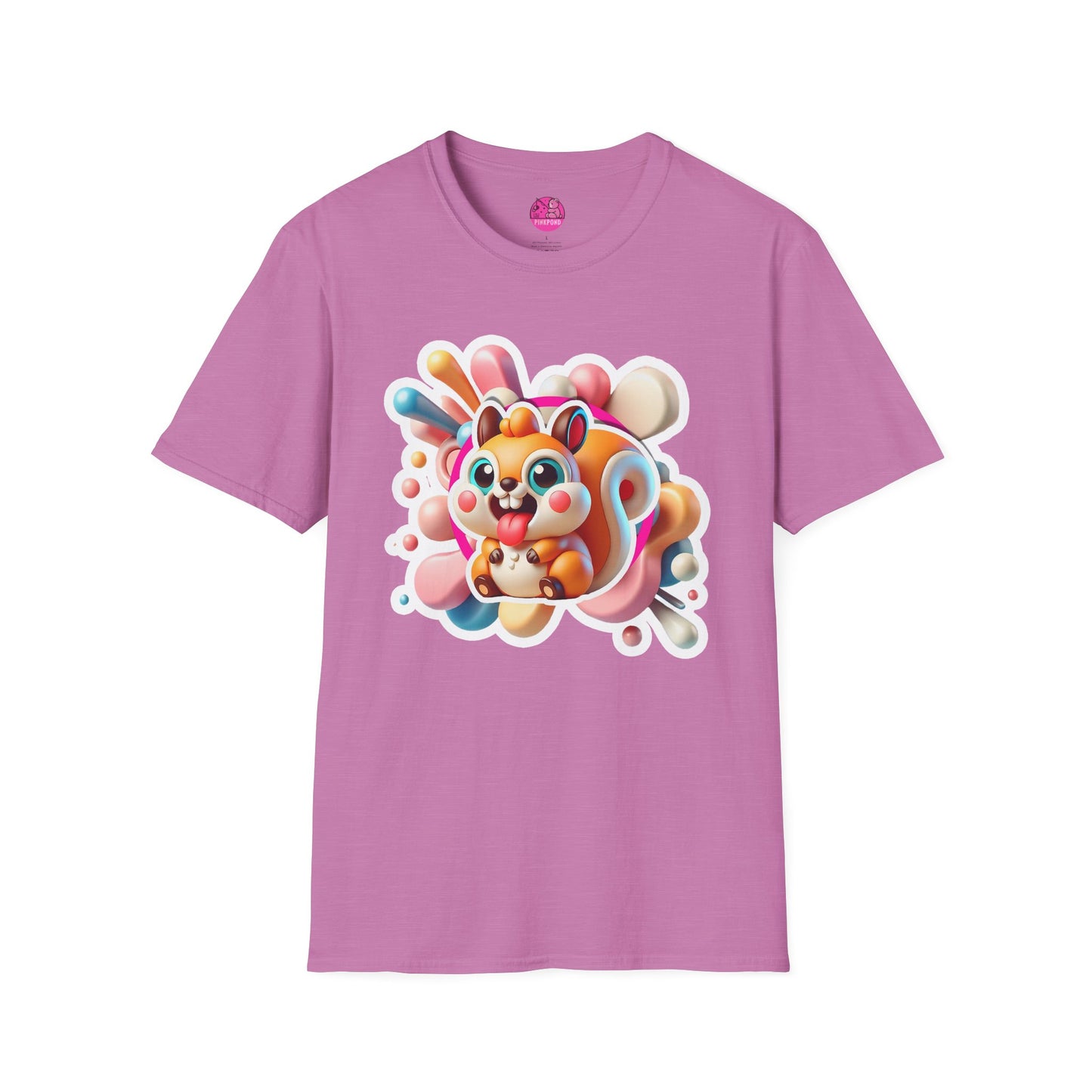 Cyril Squirrel T-Shirt - Nutty and Playful Unisex Tee for Fun-Lovers 🐿️✨