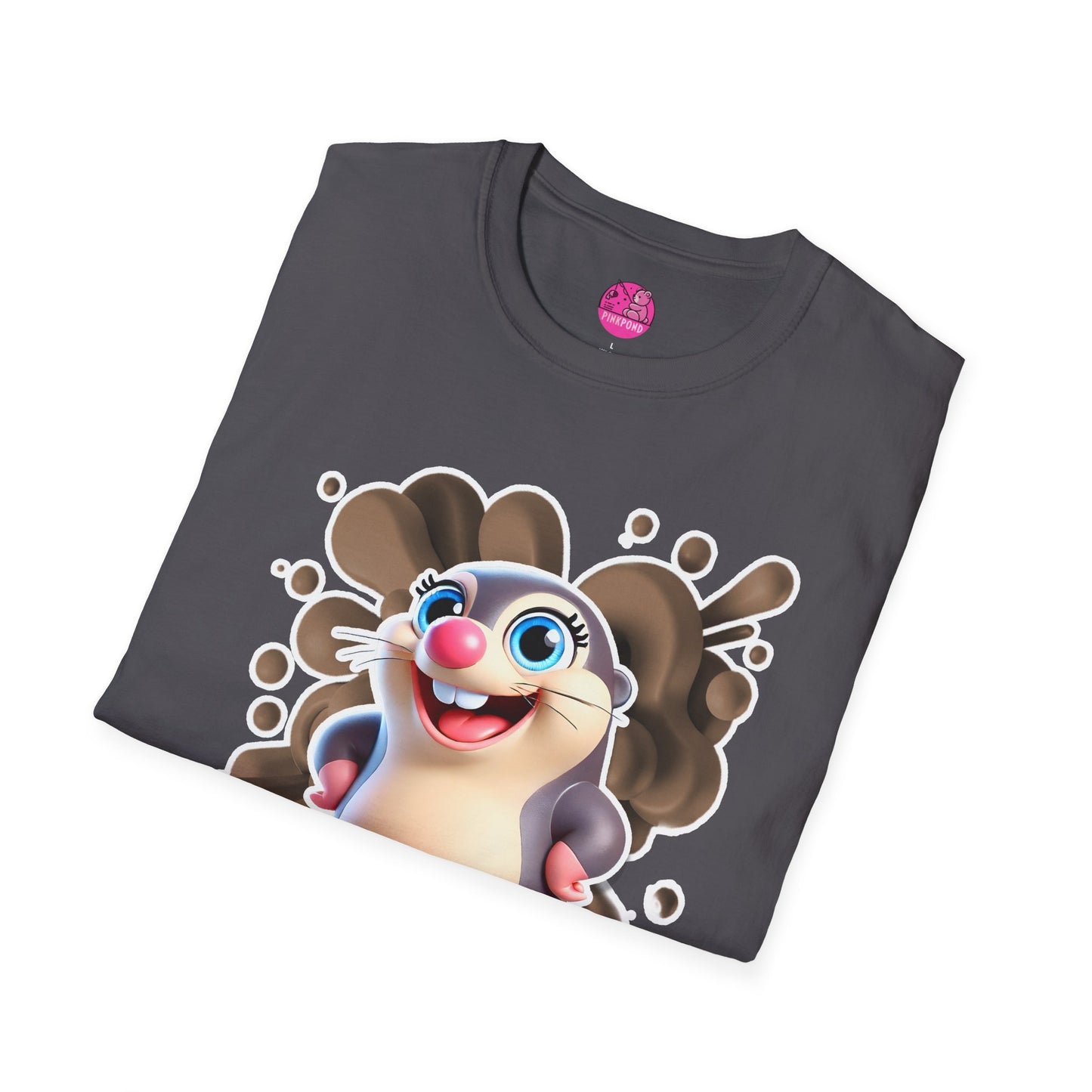 Millicent the Mole T-Shirt – Digging Up Fun in Style - Bold and Colorful Unisex Tee for Fun-Loving Fashion Fans