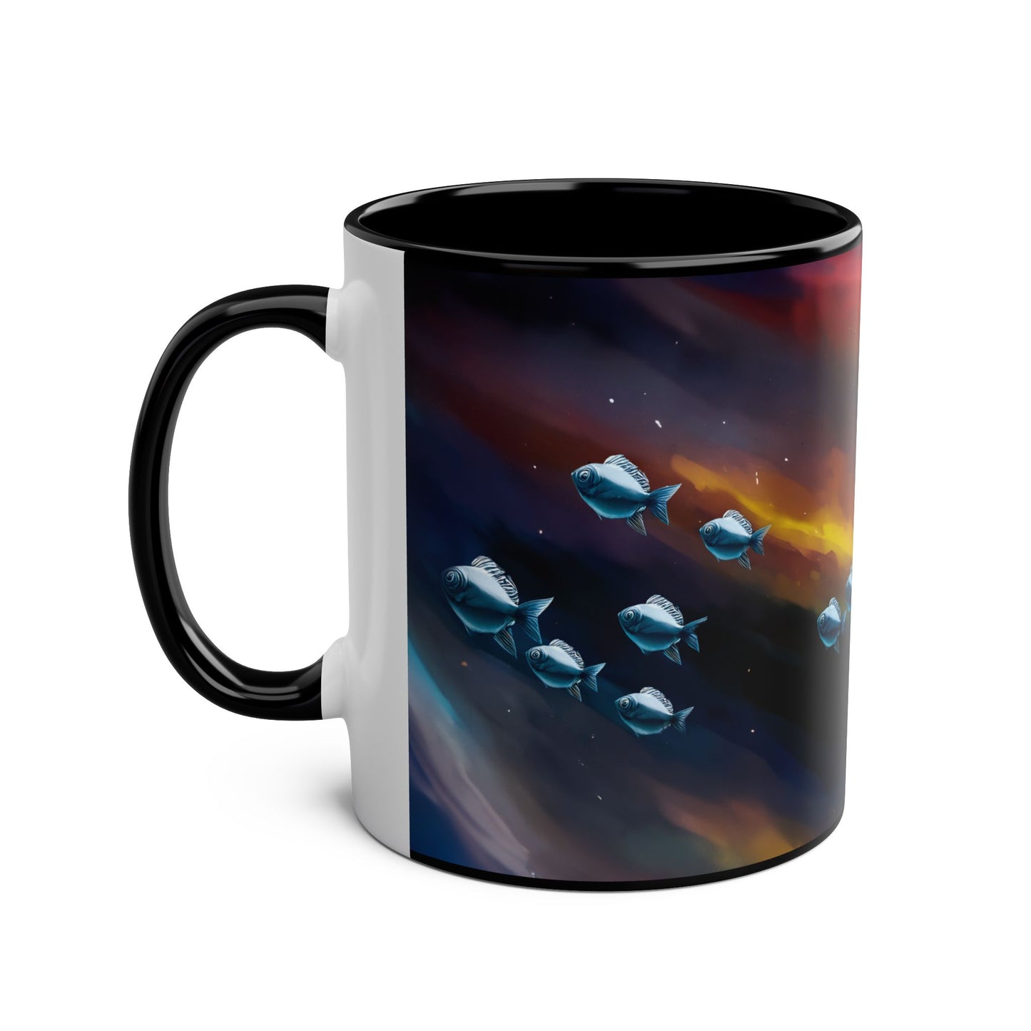 Celestial Whale Adventure Mug - Cosmic Whale Coffee Cup