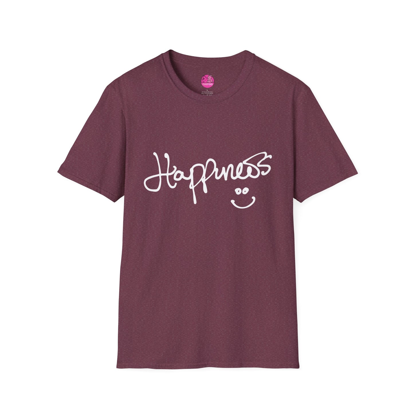 Happiness - Minimalist Positive Vibes T-Shirt