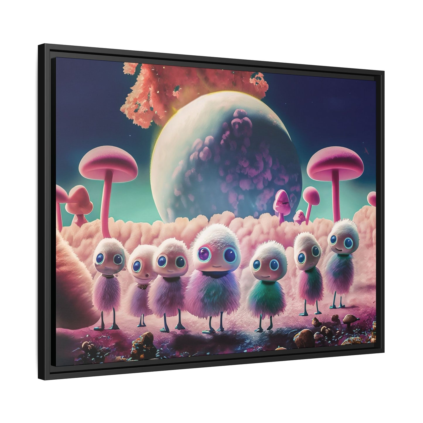 “"Keep smiling," whispered Axlar. "We can eat them later." – Fine Art Canvas Print By Andrew McCarter