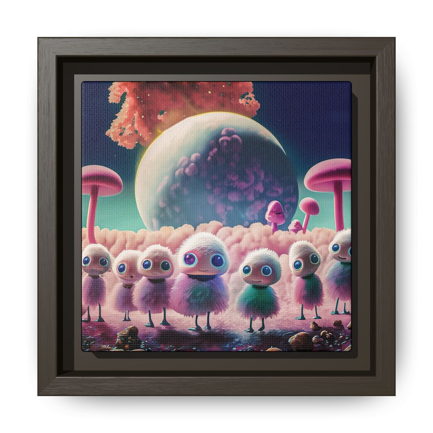 “"Keep smiling," whispered Axlar. "We can eat them later." – Fine Art Canvas Print By Andrew McCarter