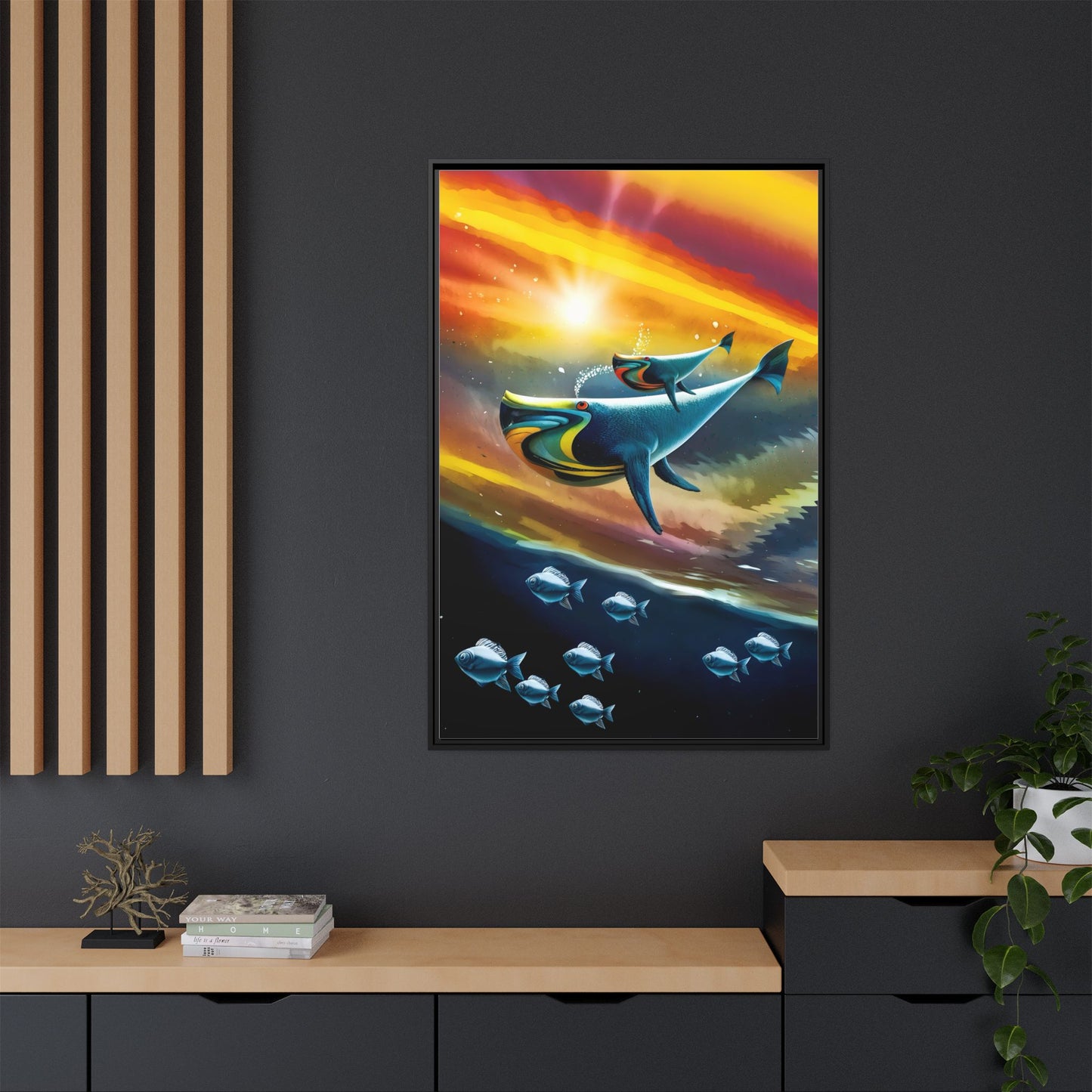 Celestial Whale by Andrew McCarter - Art Print