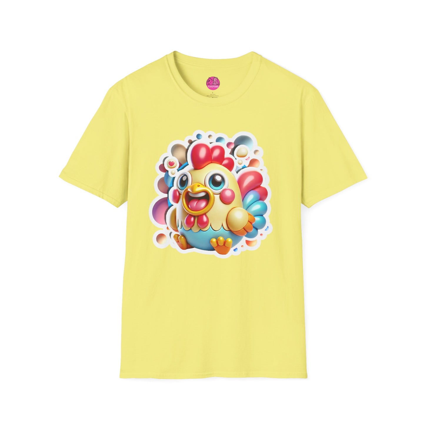 Colin Cockerel Tee - Fun Rooster Graphic Unisex T-Shirt