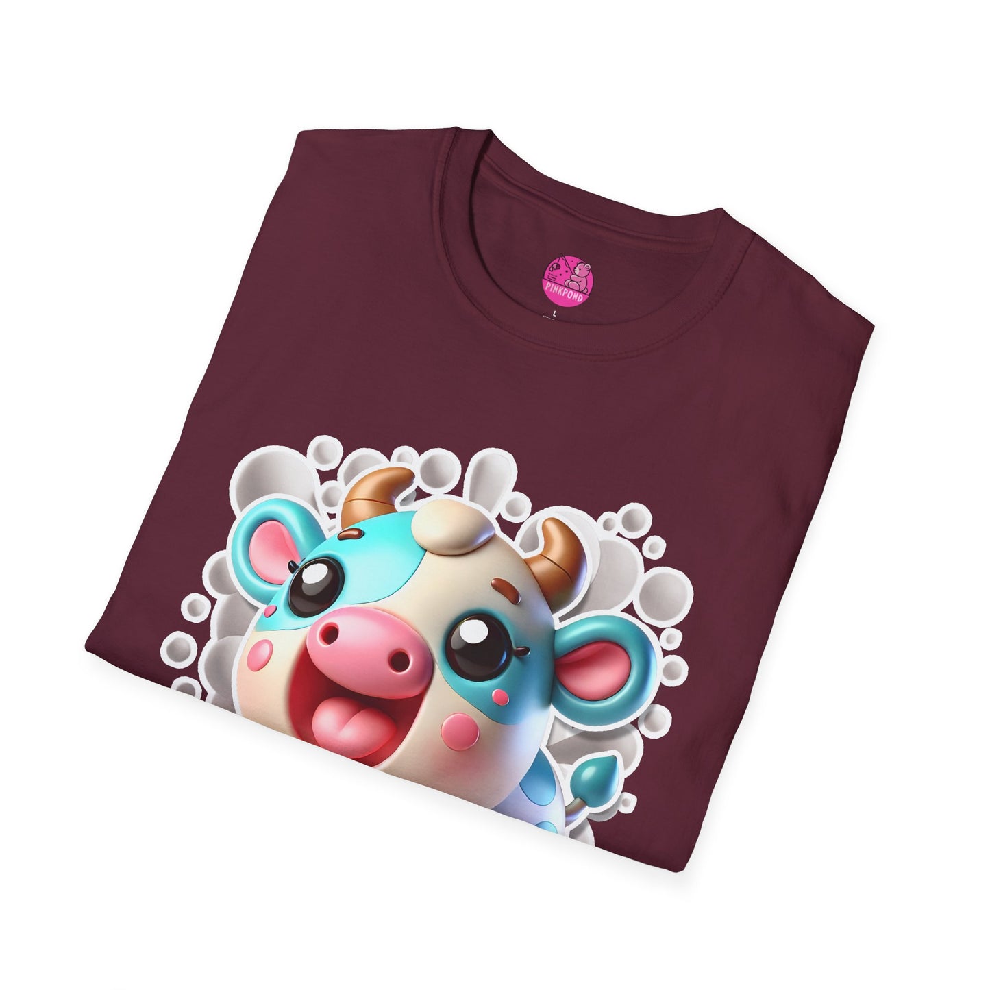 Carmen the Cow T-Shirt - Cute Farmyard Tee for Fun Fashion Fans
