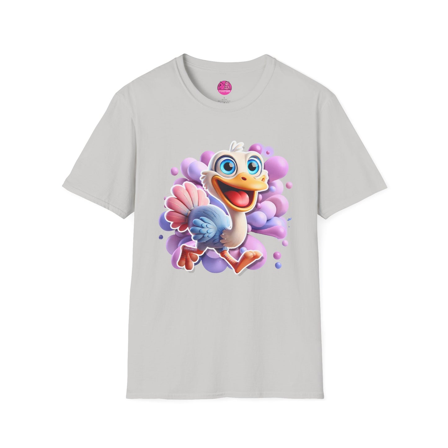 Osma the Ostrich T-Shirt – Speed, Smiles, and Sass!! - Unisex Softstyle Tee