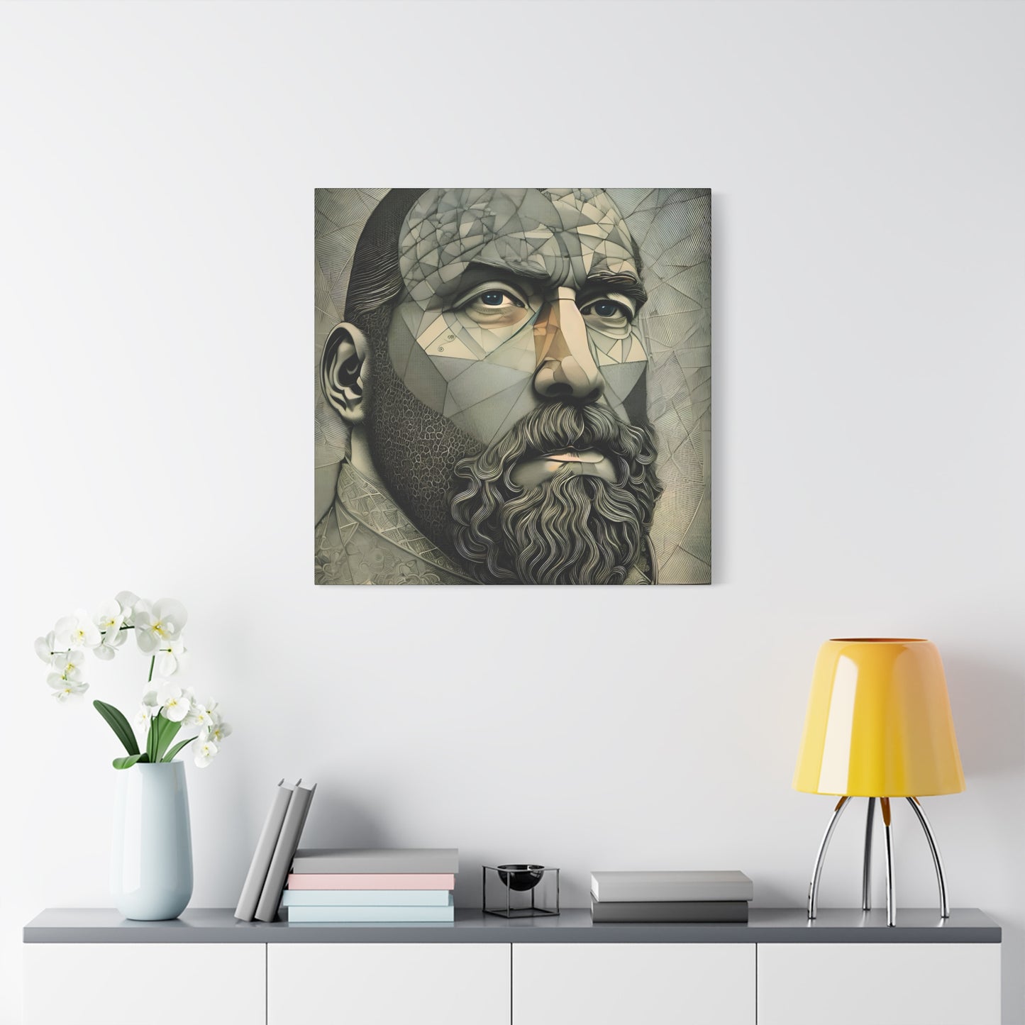 Fractured Peace -  Fine Art Print by Andrew McCarter adapted from a drawing by David Lake