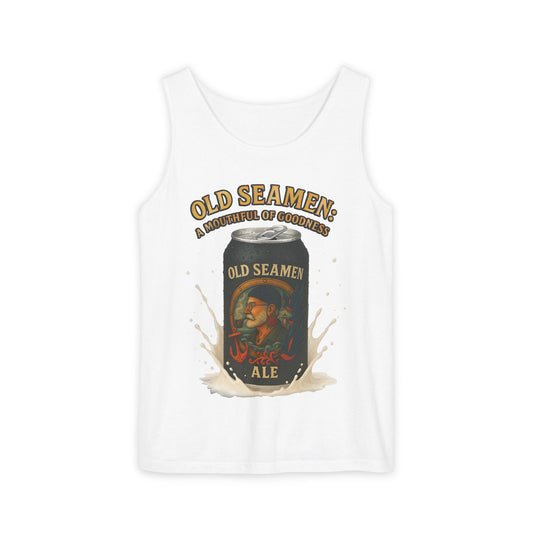 Tank Top Old Seamen Ale T-Shirt Vintage Beer Can Art Naughty Wink