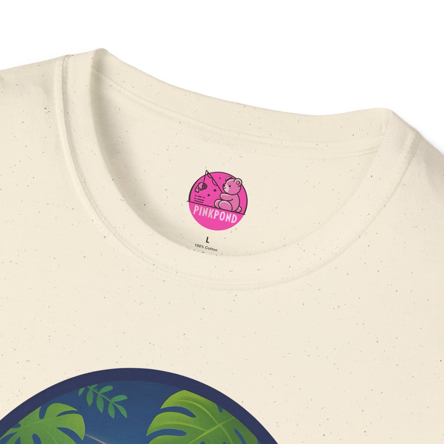Adventure Bear T-Shirt - Explorer PinkPond Series Tee for Nature Lovers and Travel Dreamers