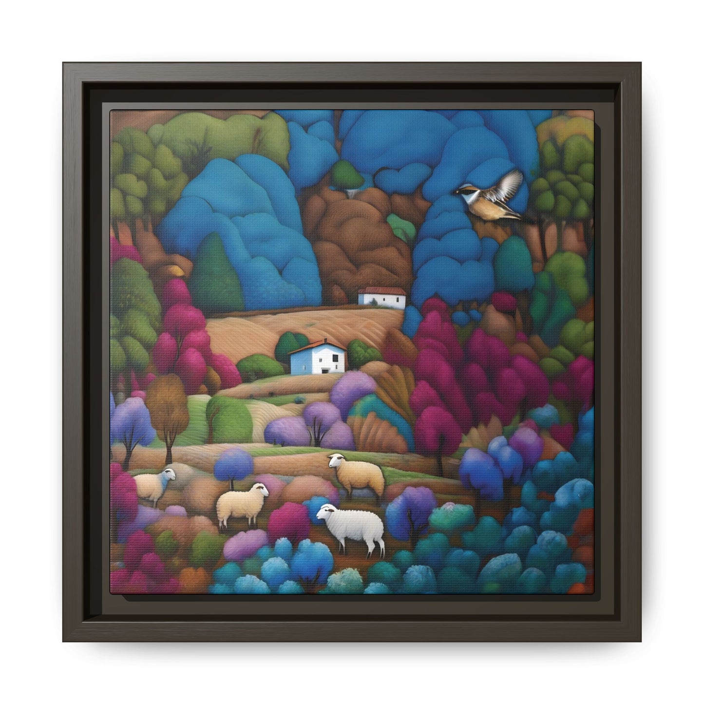 The Painted Valley Canvas Print by Andrew McCarter