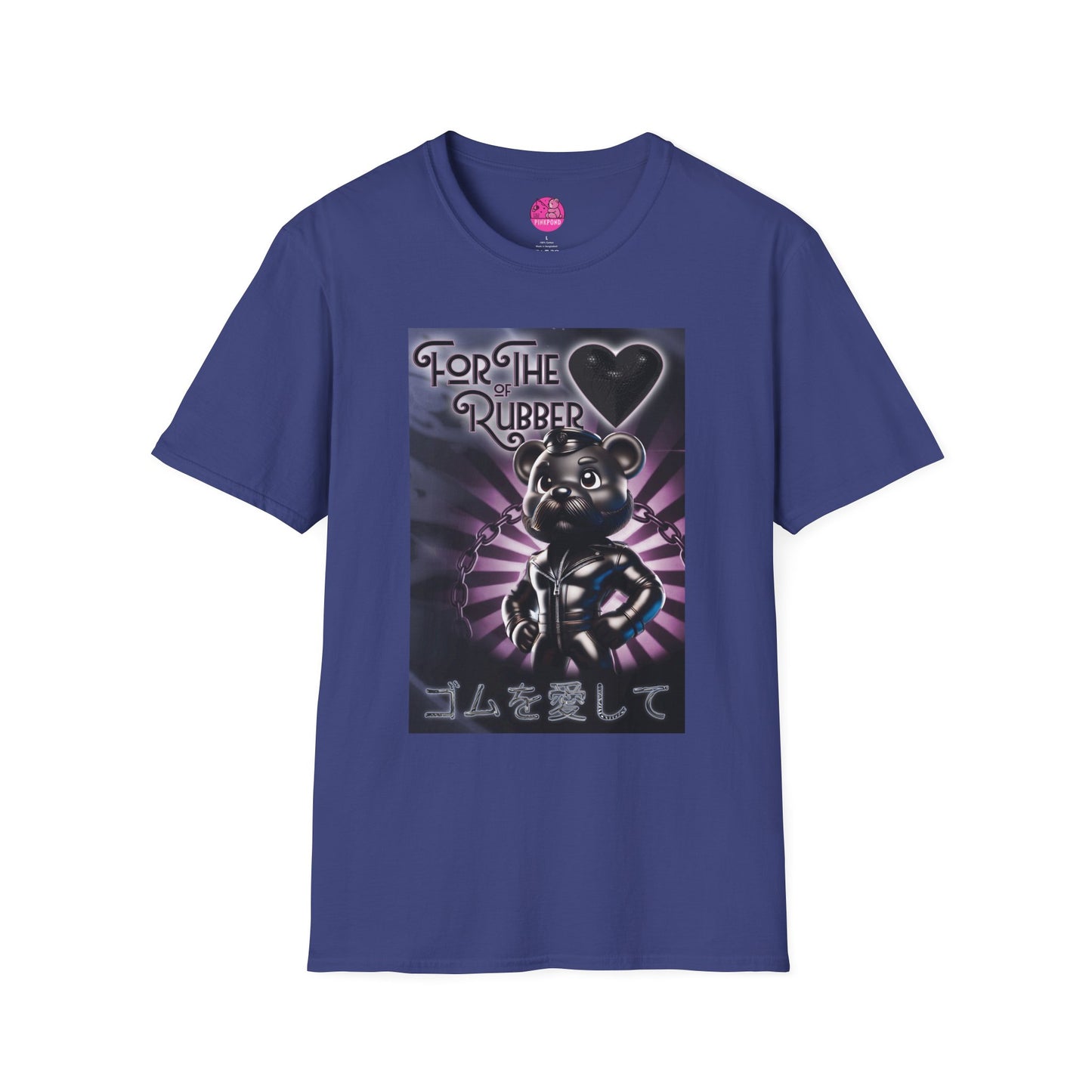 Rubber Bear” – Bold & Playful Tee 🖤🐻✨