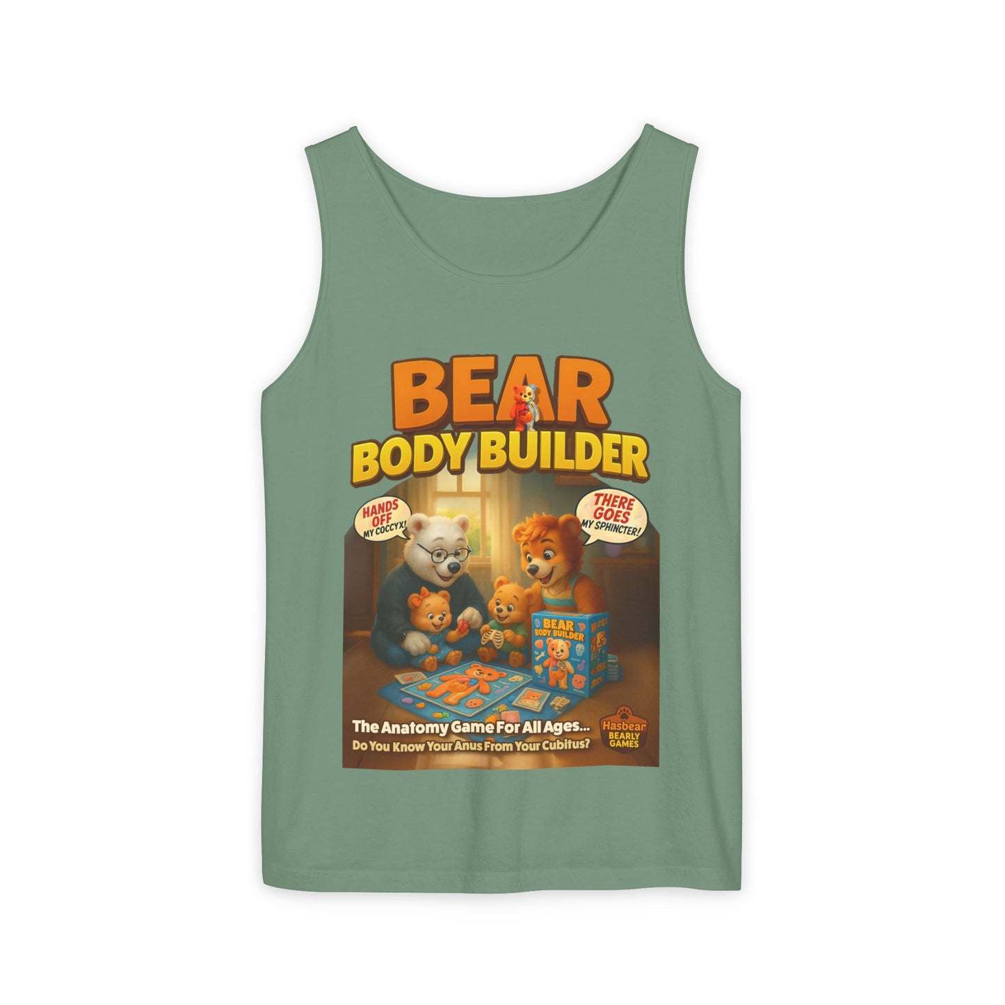 Bear Body Builder Parody Game Tank Top - Unisex