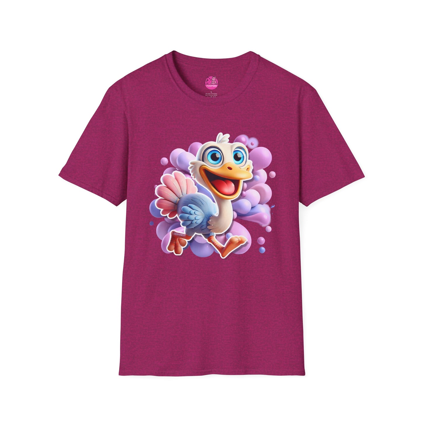 Osma the Ostrich T-Shirt – Speed, Smiles, and Sass!! - Unisex Softstyle Tee