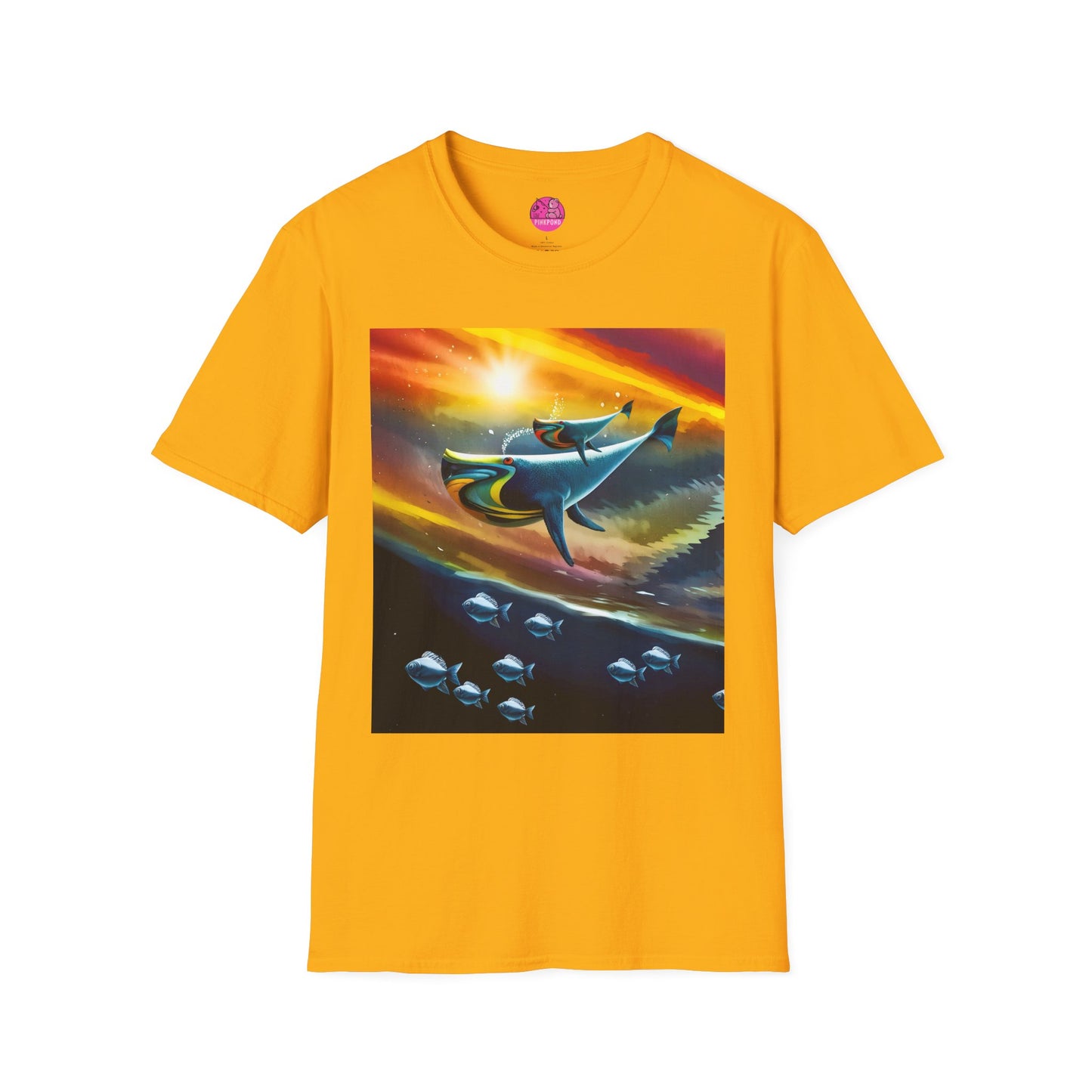 Celestial Whale Adventure T-Shirt