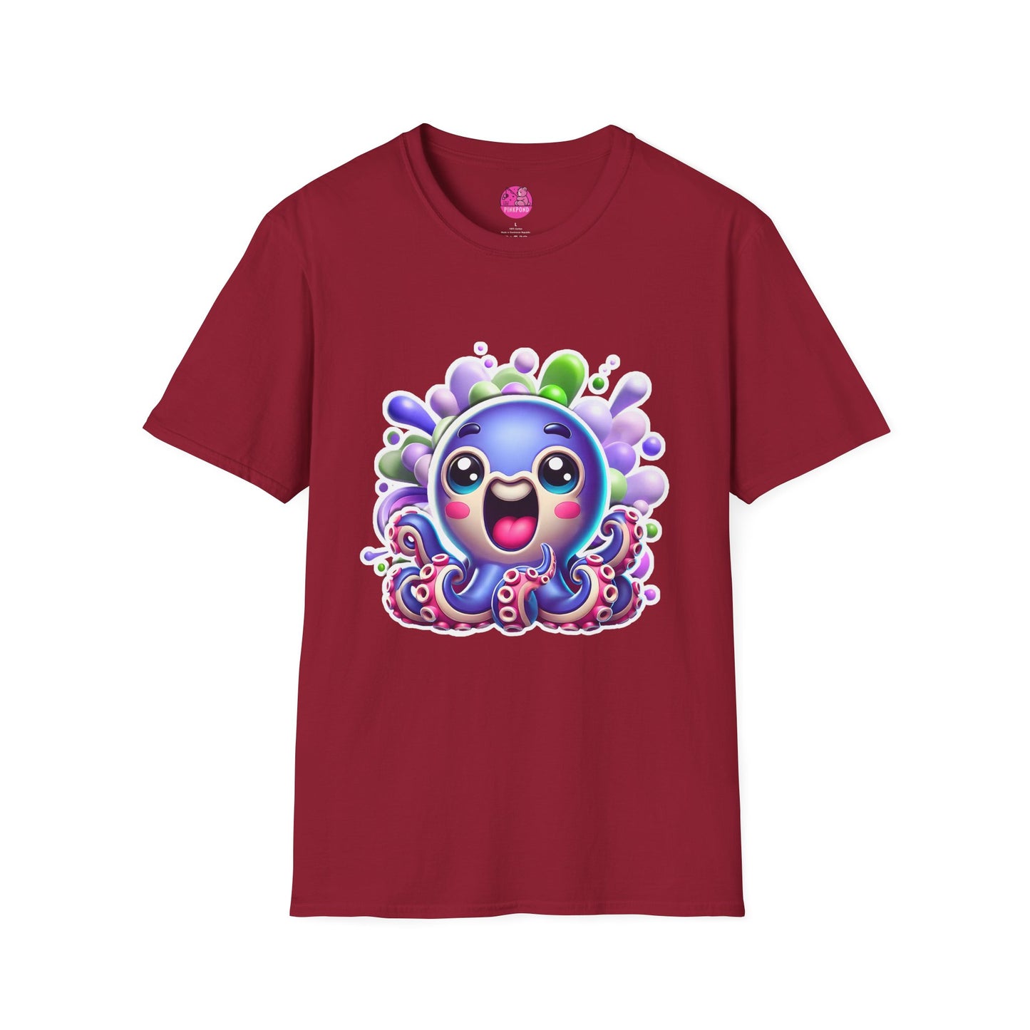Olly the Octopus T-Shirt - Playful & Adorable Unisex Tee for Ocean Lovers