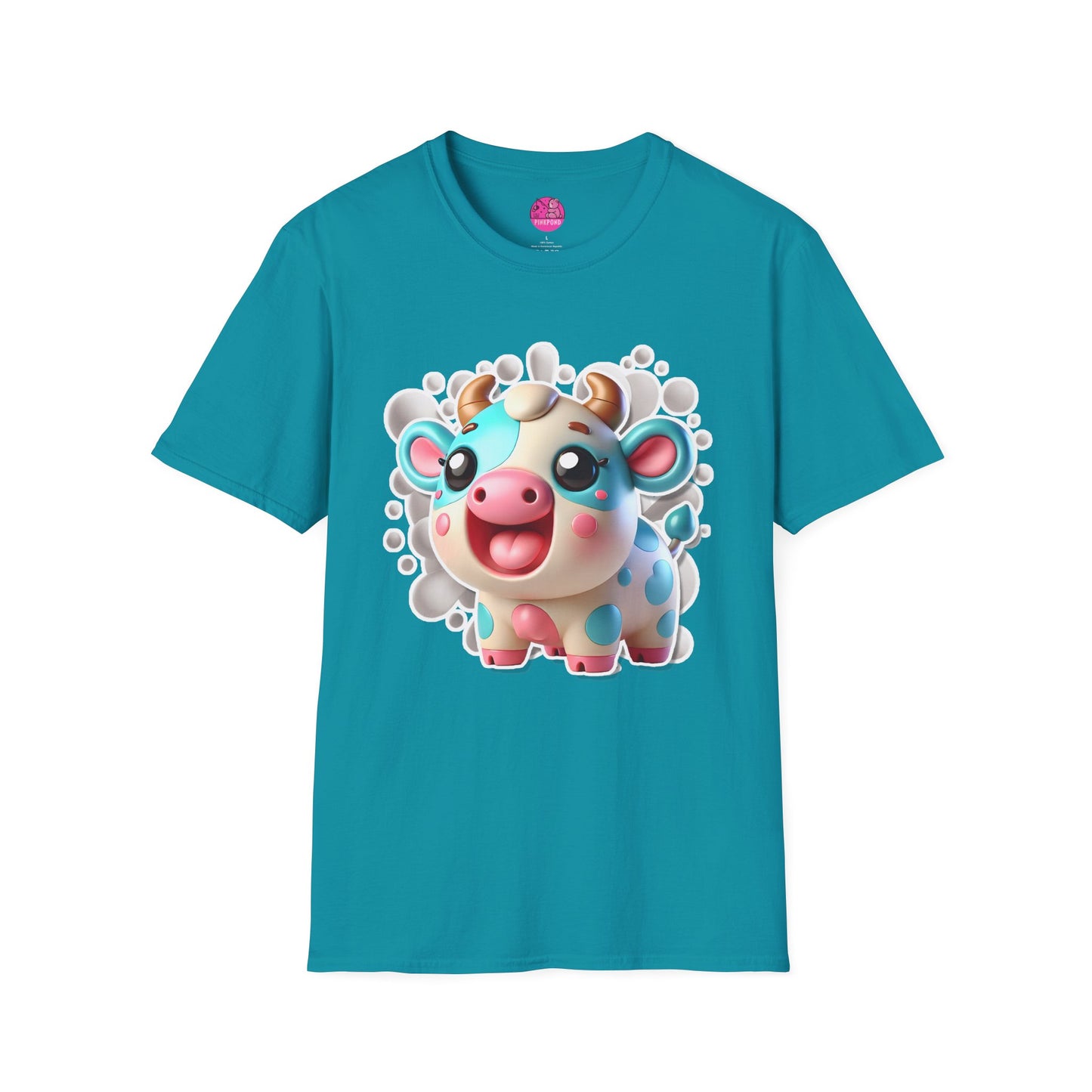 Carmen the Cow T-Shirt - Cute Farmyard Tee for Fun Fashion Fans