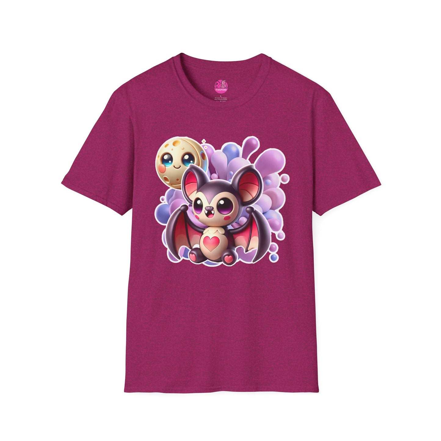Viktor the Vampire Bat T-Shirt - Cute & Spooky Unisex Tee for Halloween Lovers