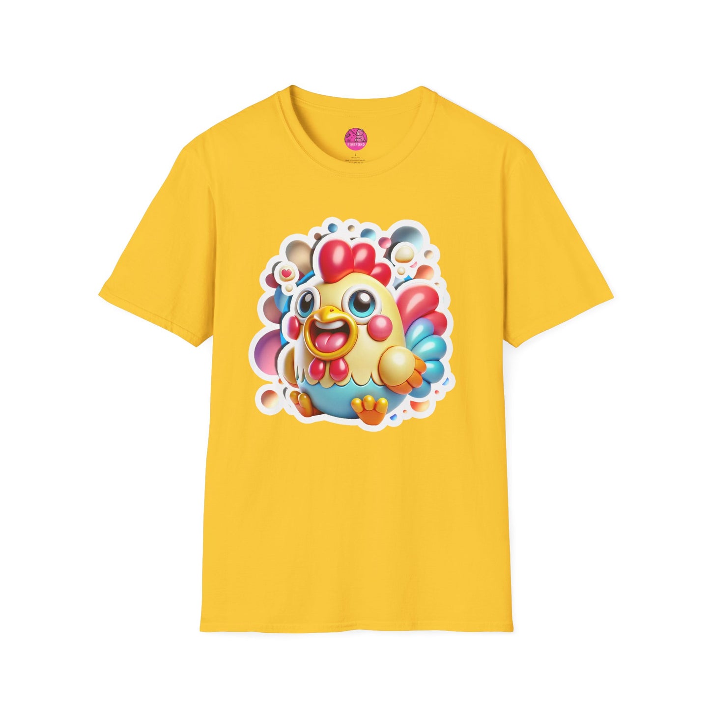 Colin Cockerel Tee - Fun Rooster Graphic Unisex T-Shirt