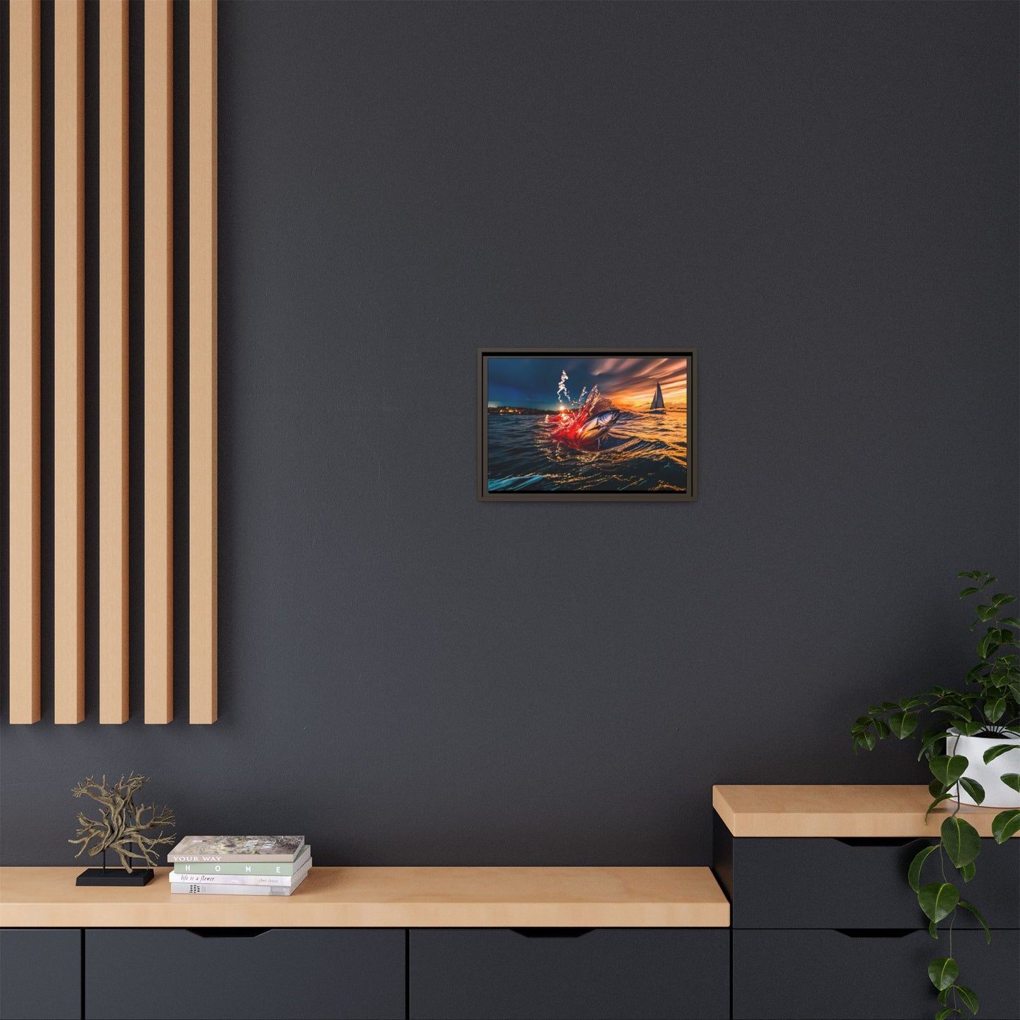 "The Leap" by Andrew McCarter - Ocean Canvas Art.