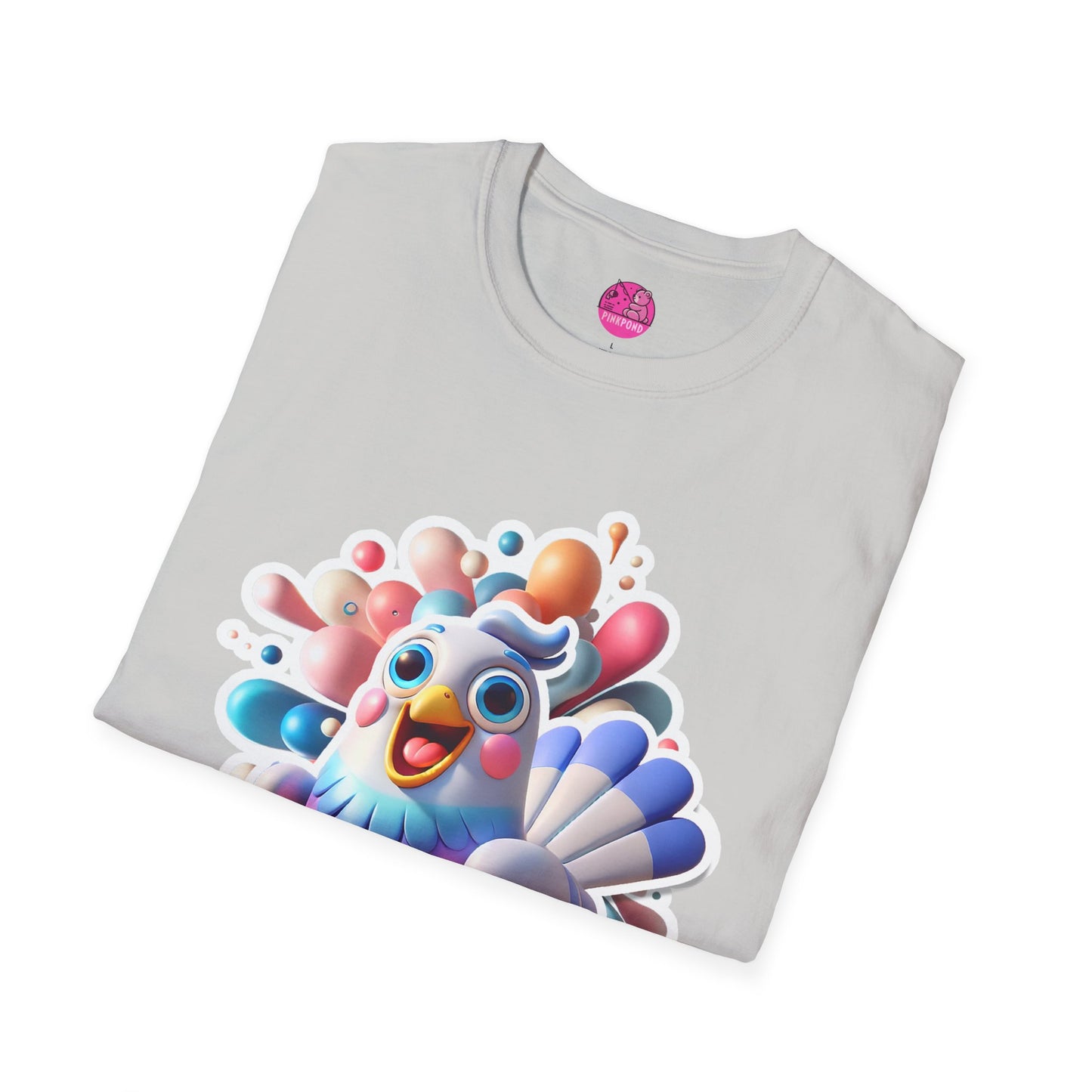 Simon the Pigeon T-Shirt – The Feathered Friend You Need - Unisex Softstyle Tee