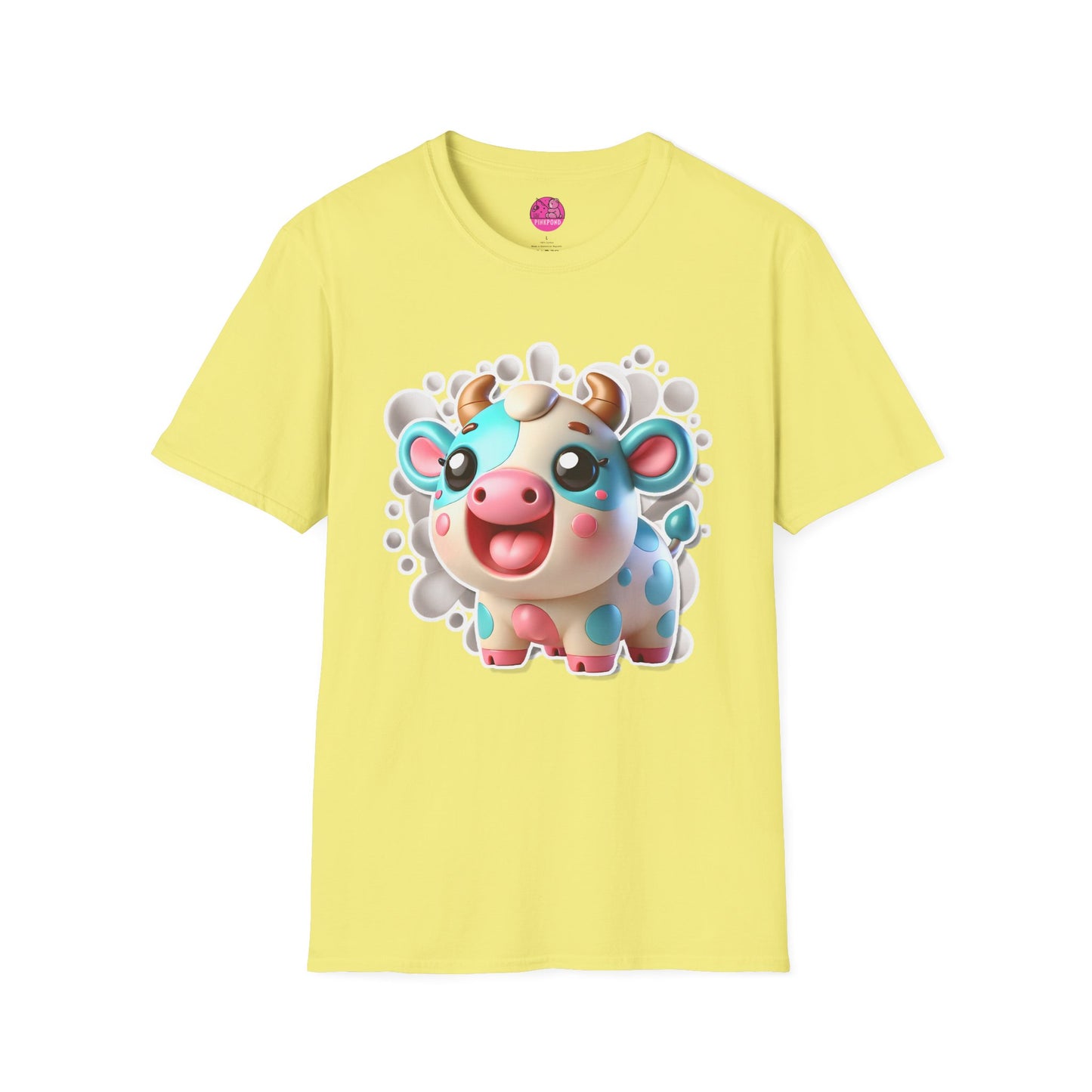 Carmen the Cow T-Shirt - Cute Farmyard Tee for Fun Fashion Fans