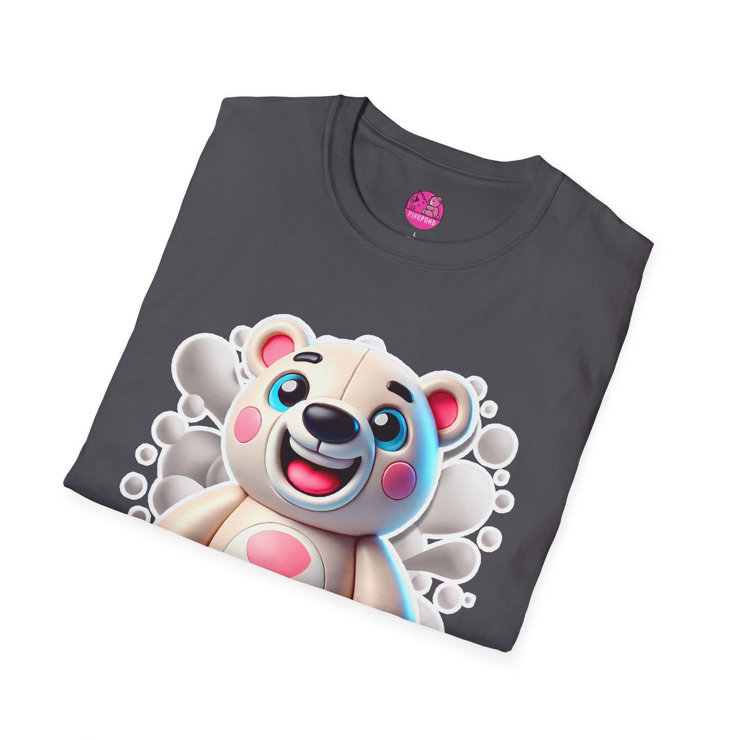 Pepe the Polar Bear T-Shirt - The Coolest Bear Around | Unisex Softstyle Tee