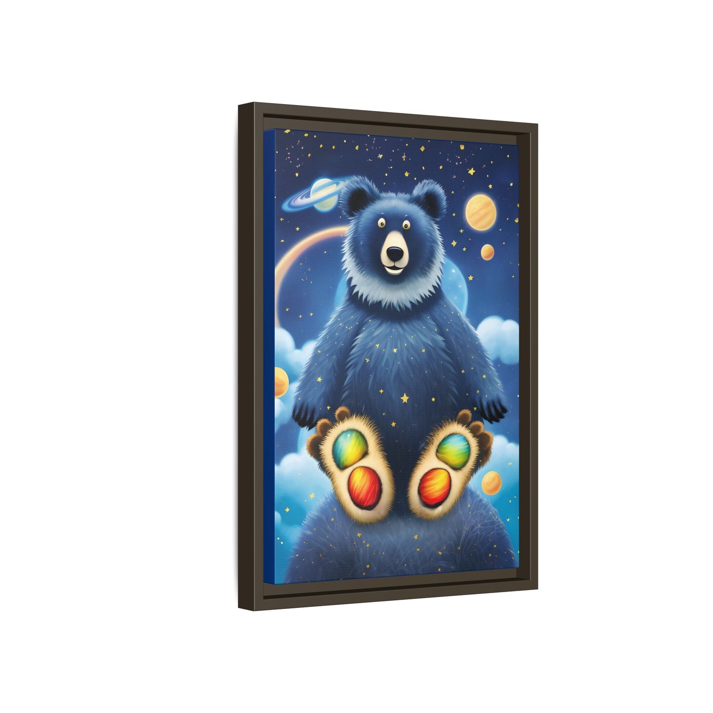 'Cosmic Pawprints' by Andrew McCarter - Canvas Art