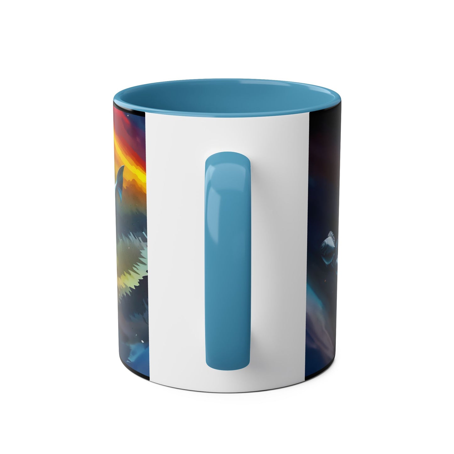 Celestial Whale Adventure Mug - Cosmic Whale Coffee Cup