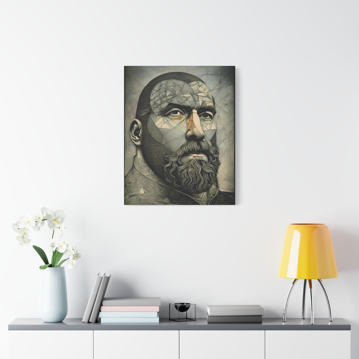 Fractured Peace - Fine Art Print by Andrew McCarter adapted from a drawing by David Lake