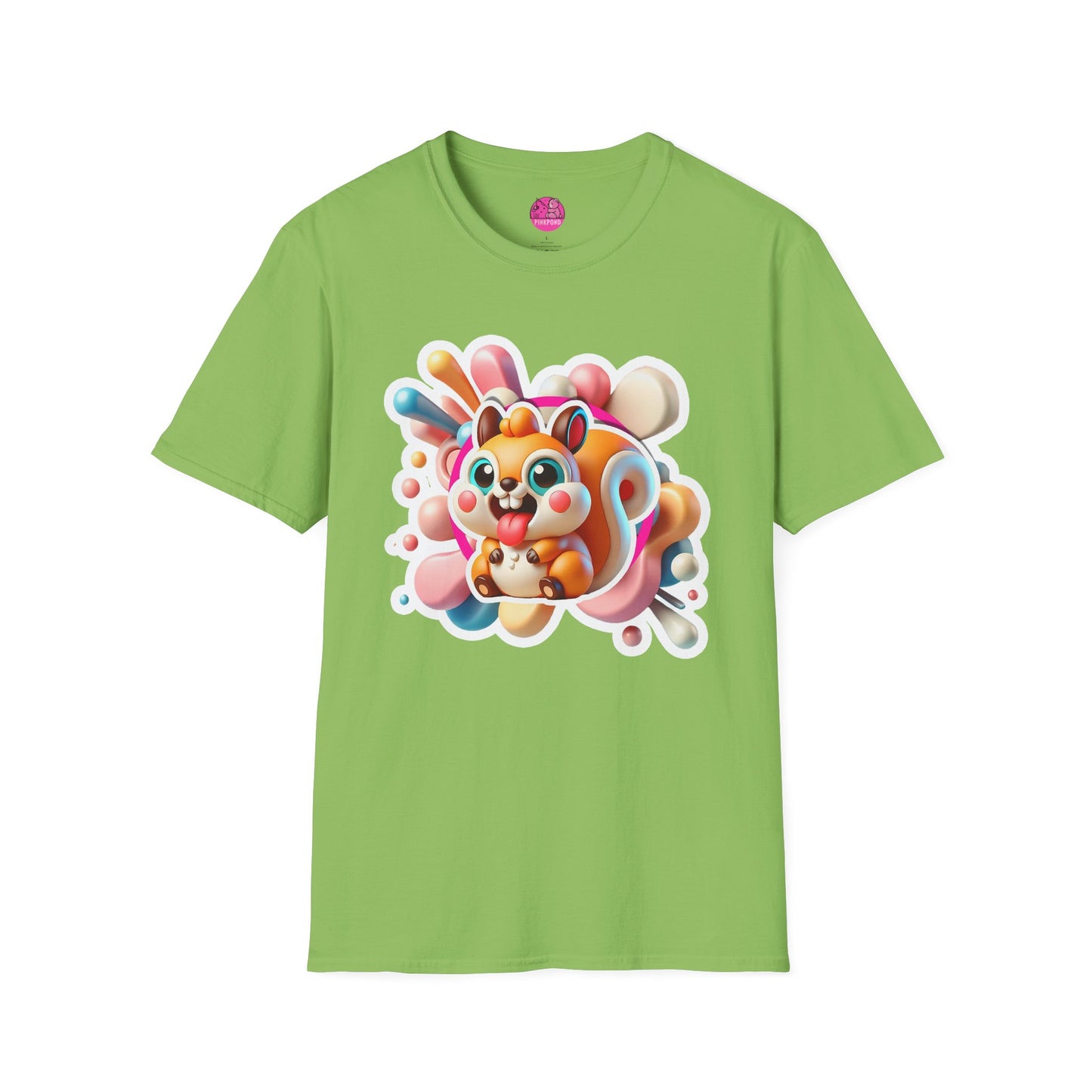 Cyril Squirrel T-Shirt - Nutty and Playful Unisex Tee for Fun-Lovers 🐿️✨