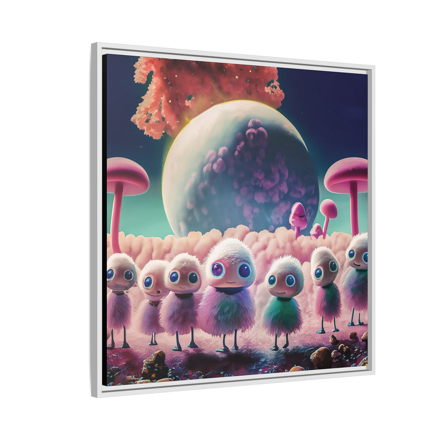 “"Keep smiling," whispered Axlar. "We can eat them later." – Fine Art Canvas Print By Andrew McCarter