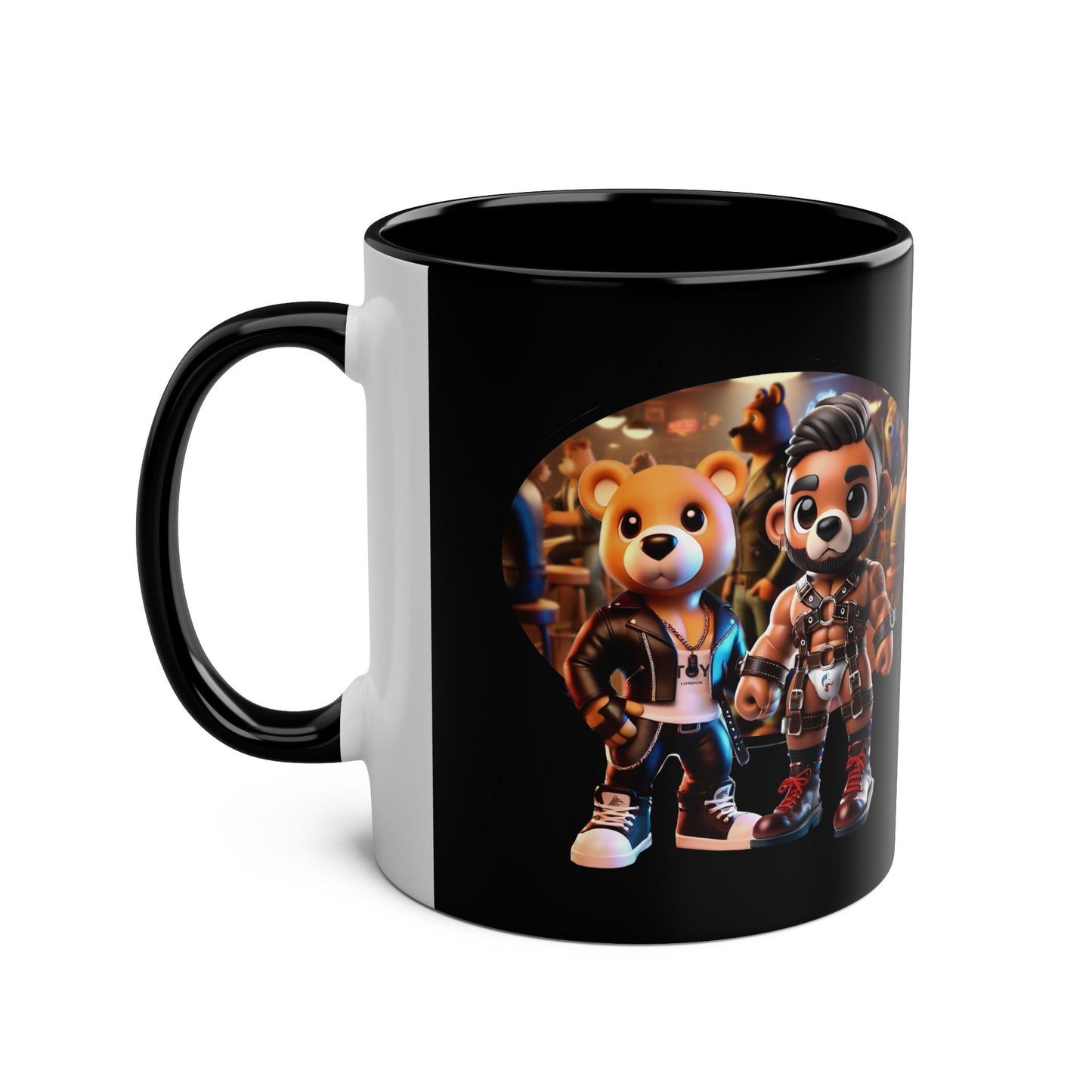 Bear Cubs on the Town - Pride Ceramic Mug