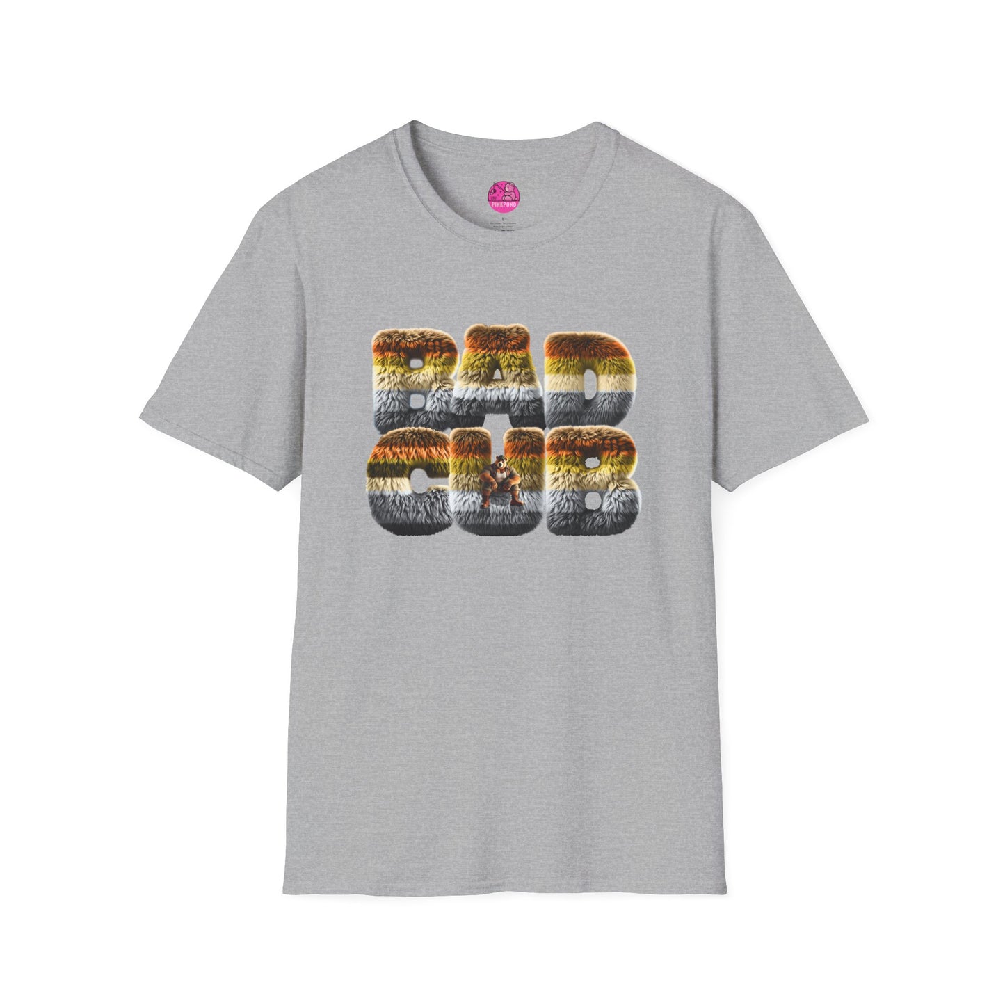 Pride Fur T-Shirt - Bad Cub Bear Pride Tee