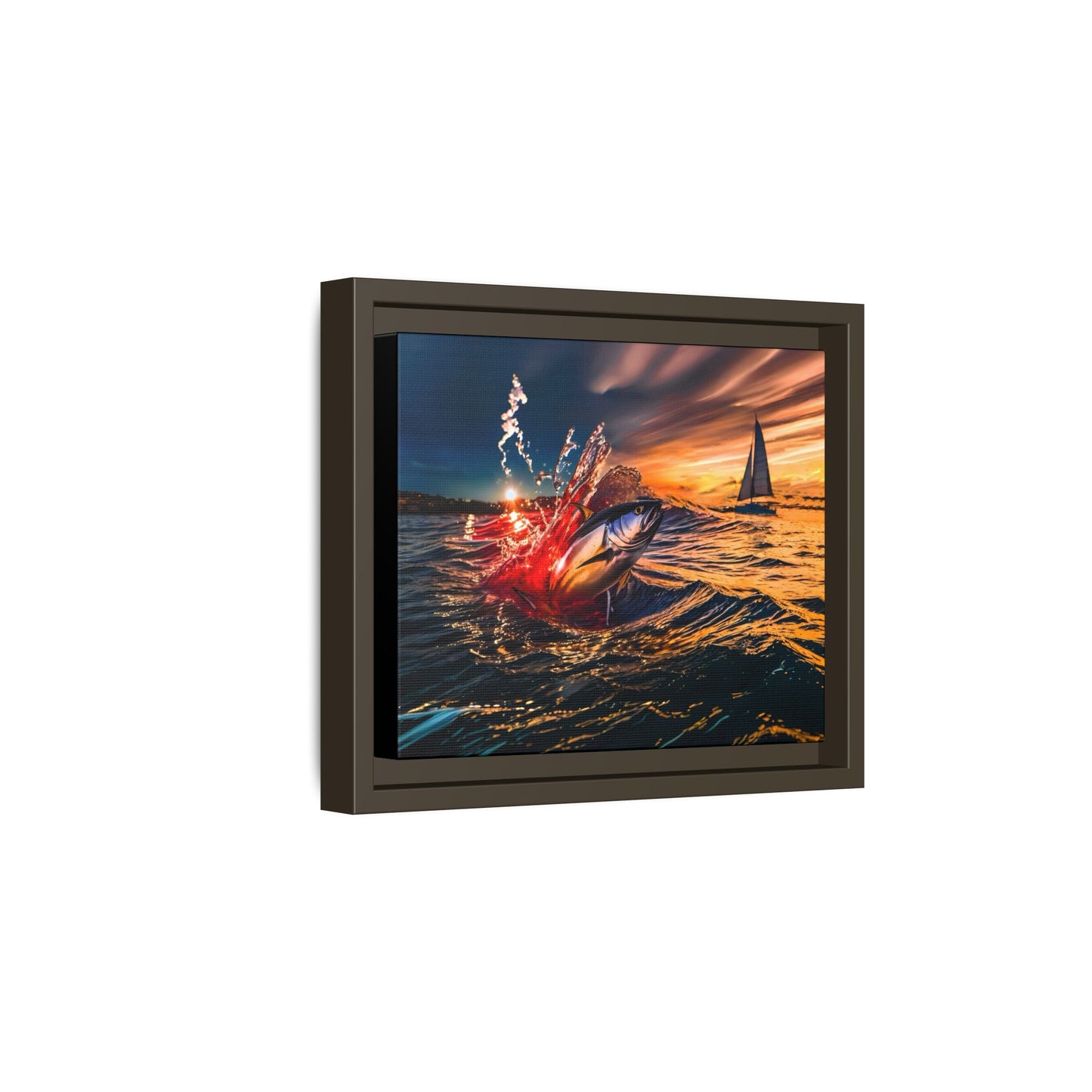 "The Leap" by Andrew McCarter - Ocean Canvas Art.