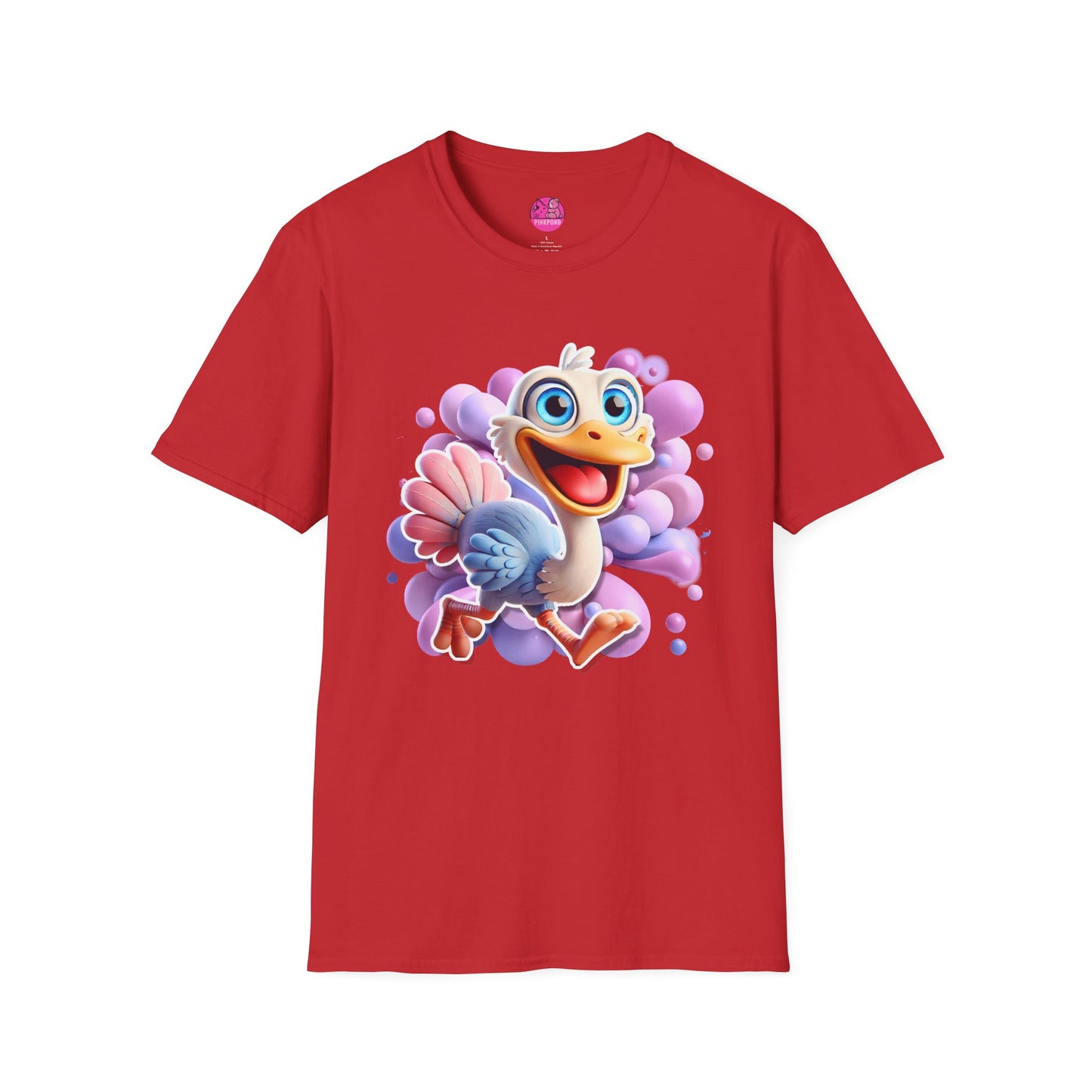 Osma the Ostrich T-Shirt – Speed, Smiles, and Sass!! - Unisex Softstyle Tee