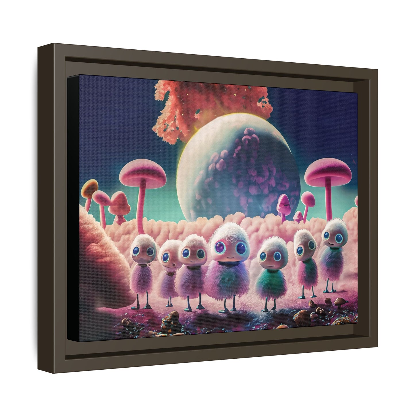 “"Keep smiling," whispered Axlar. "We can eat them later." – Fine Art Canvas Print By Andrew McCarter