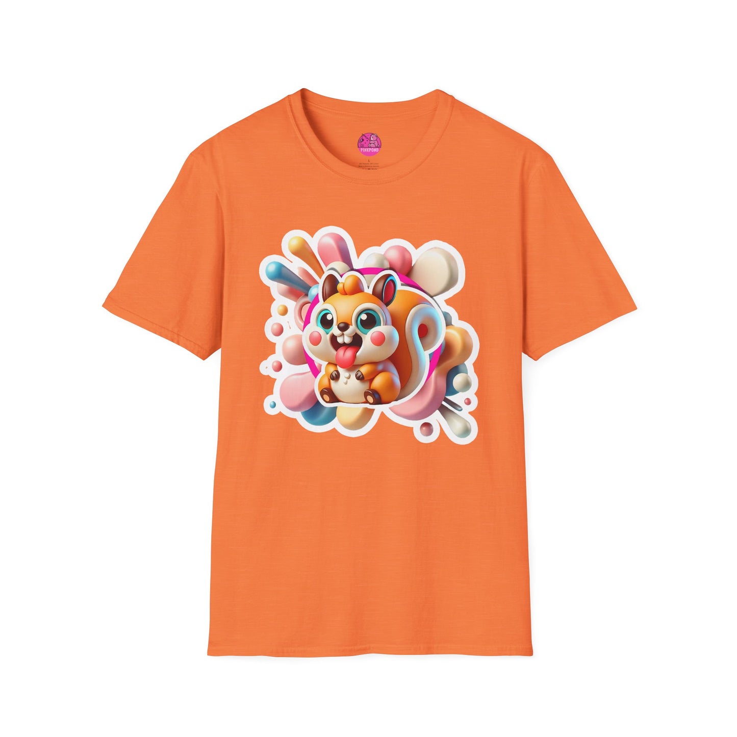 Cyril Squirrel T-Shirt - Nutty and Playful Unisex Tee for Fun-Lovers 🐿️✨
